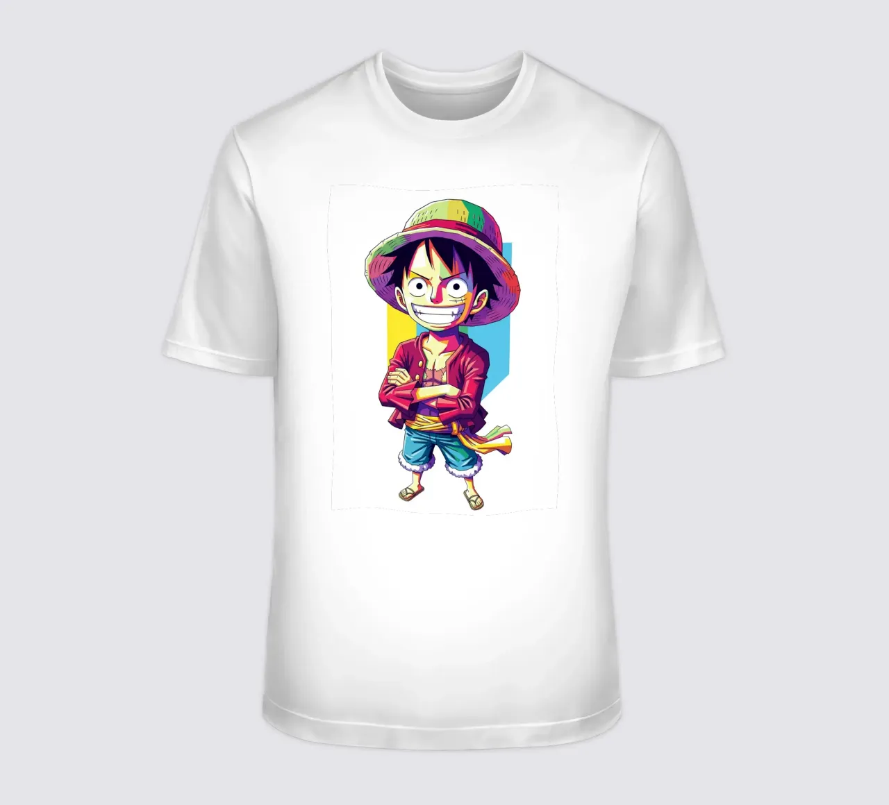 One Piece - Monkey D Luffy art (11) t-shirt da Hantamrata