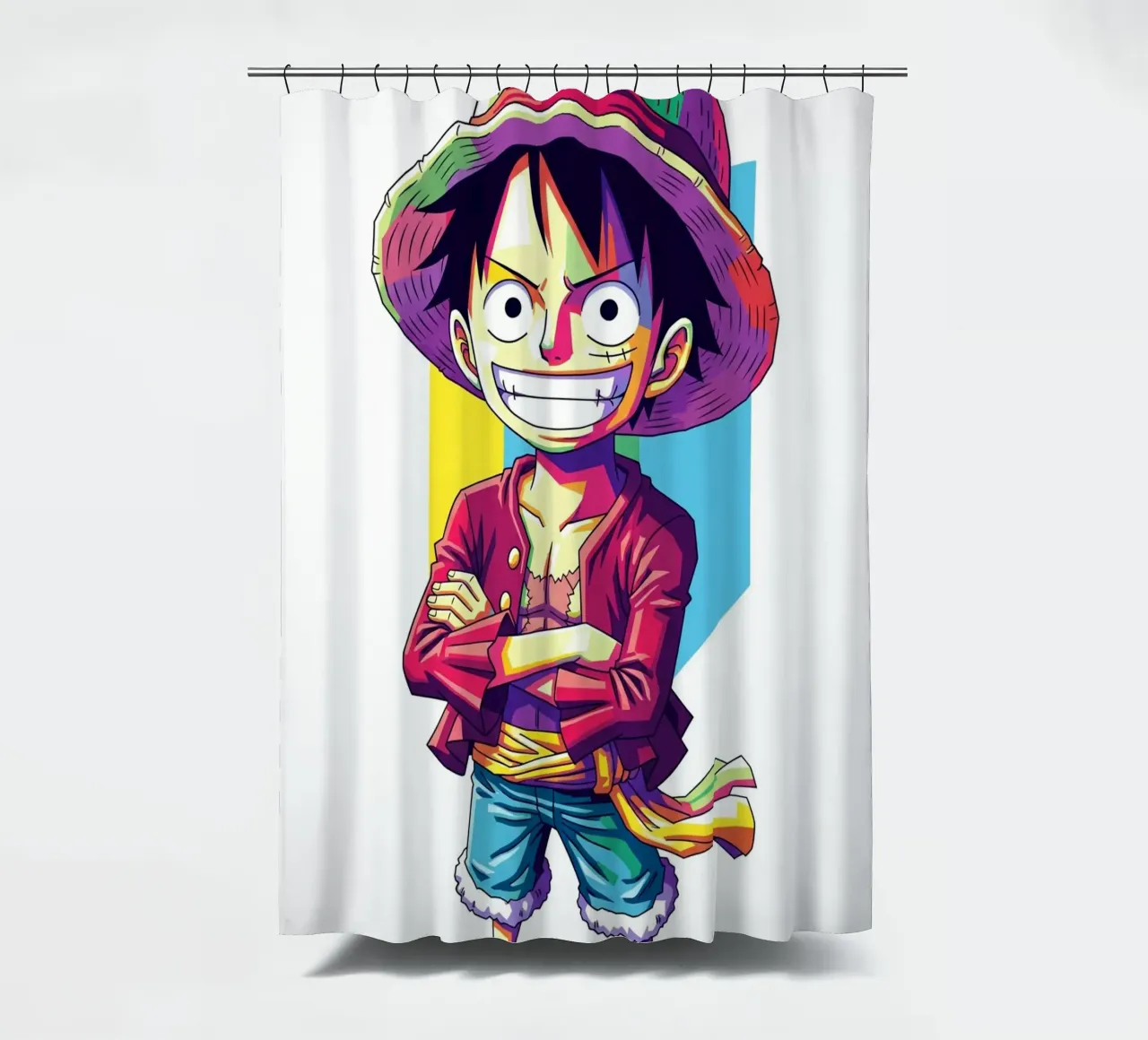 One Piece - Monkey D Luffy art (11) tenda da doccia da Hantamrata