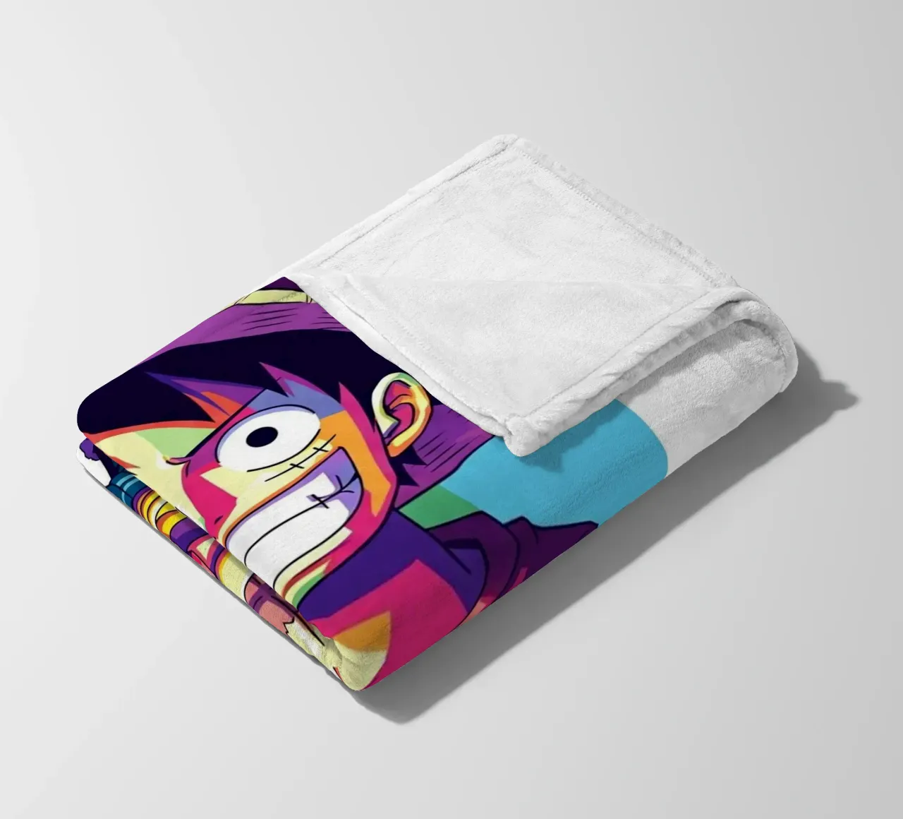 One Piece - Monkey D Luffy art (11) coperta in pile da Hantamrata