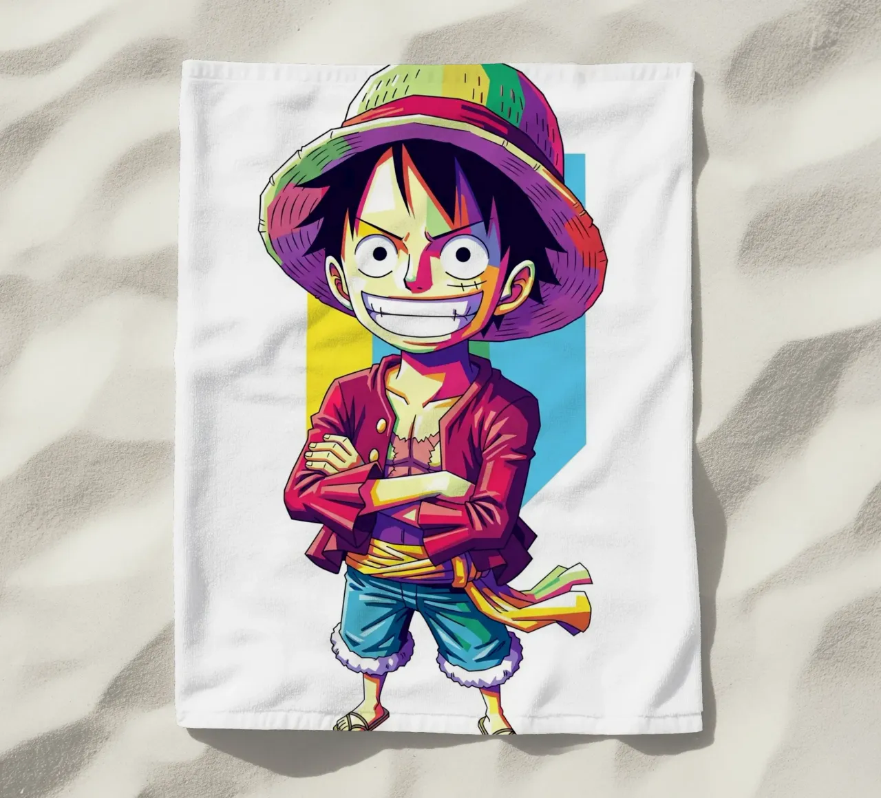 One Piece - Monkey D Luffy art (11) telo mare da Hantamrata