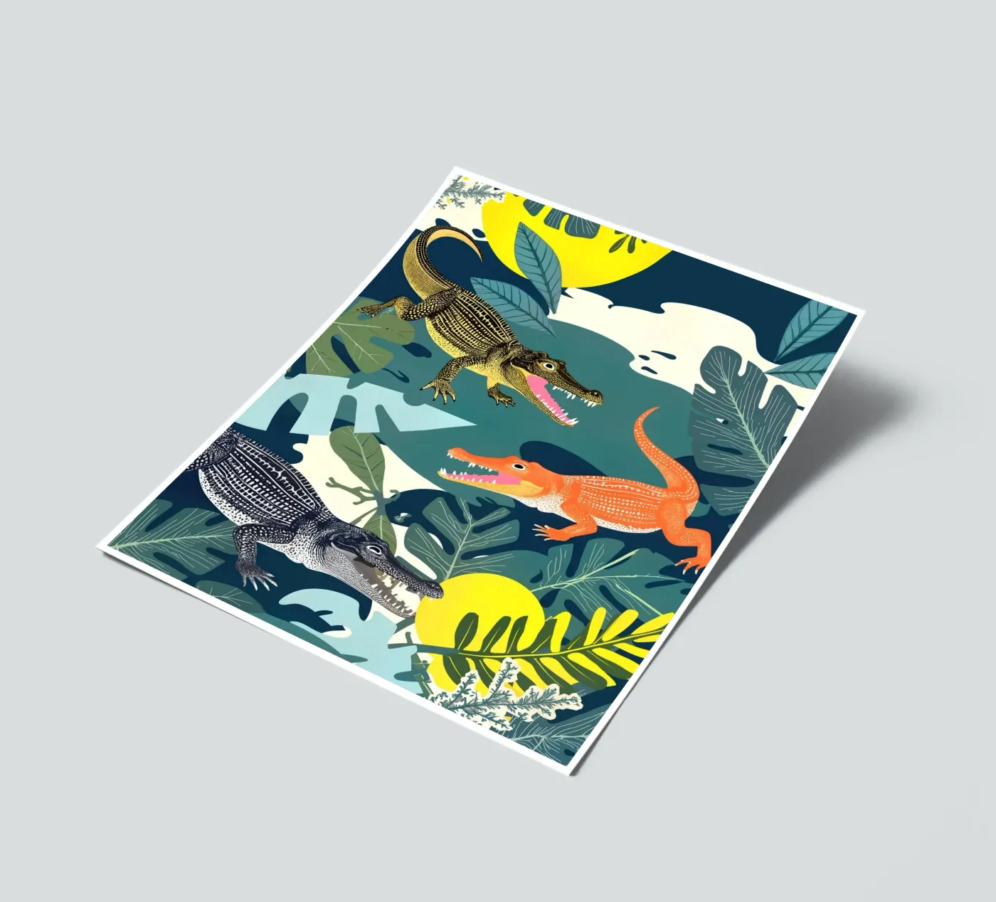 Three Crocodiles sticker sheet by 83oranges.com