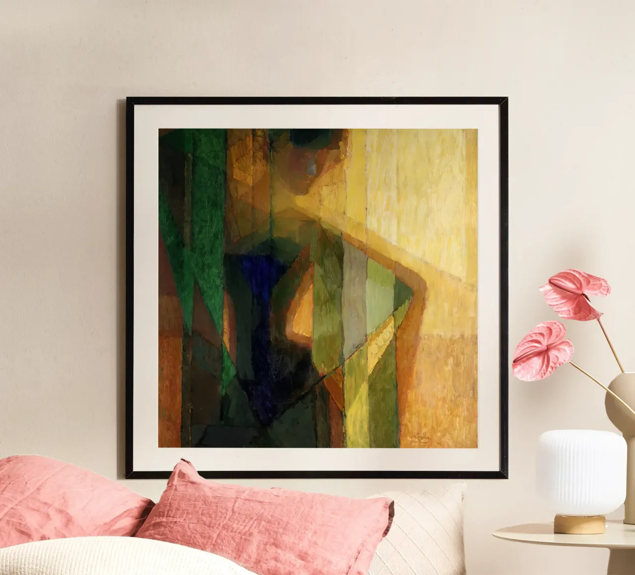 Piani per colore, 1910 poster da martina