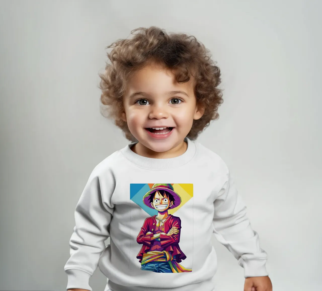 One Piece - Monkey D Luffy art (12) felpa neonato da Hantamrata
