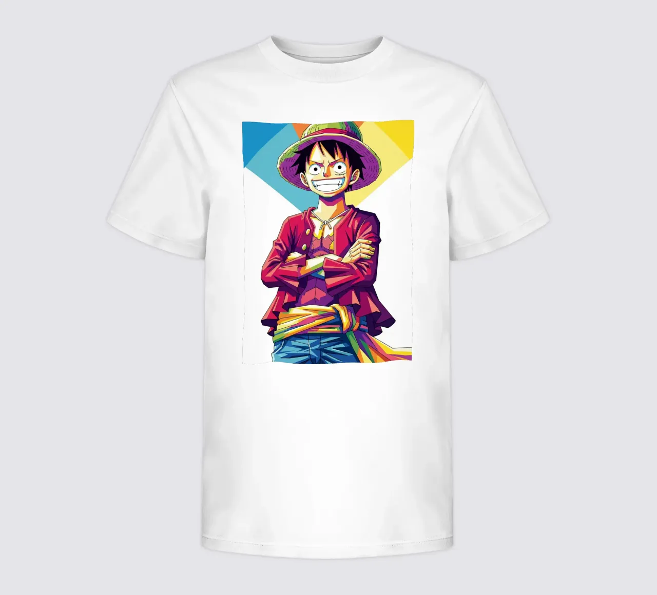 One Piece - Monkey D Luffy art (12) t-shirt bambini da Hantamrata