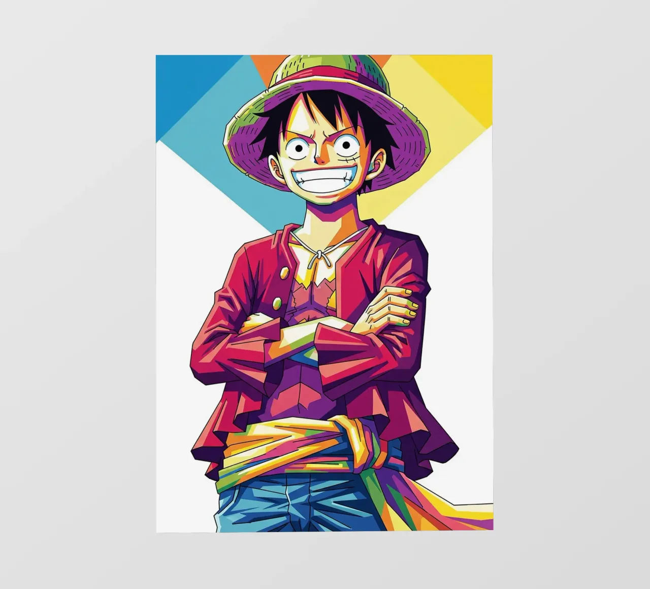 One Piece - Monkey D Luffy art (12) backlit film by Hantamrata
