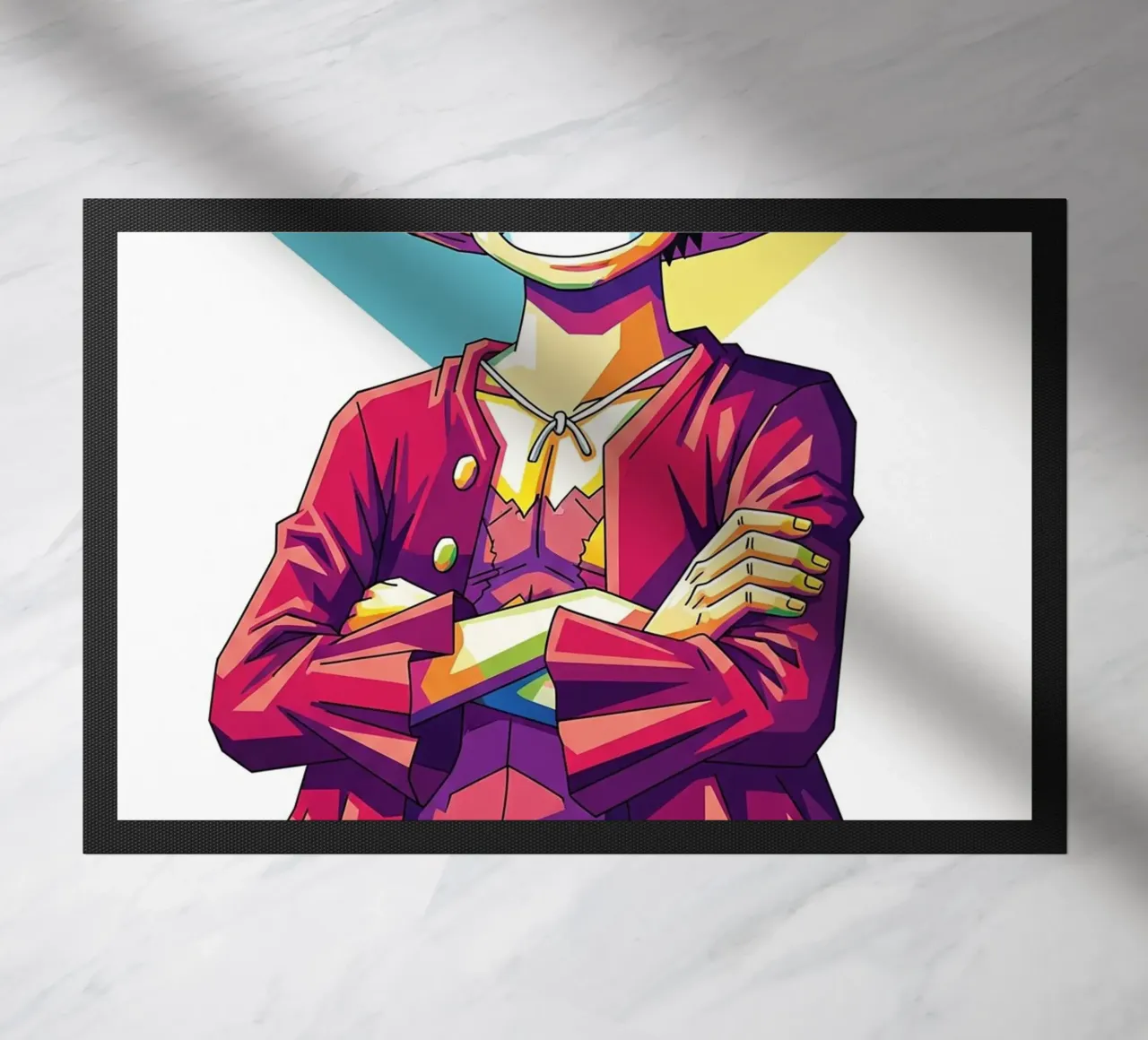 One Piece - Monkey D Luffy art (12) doormat by Hantamrata