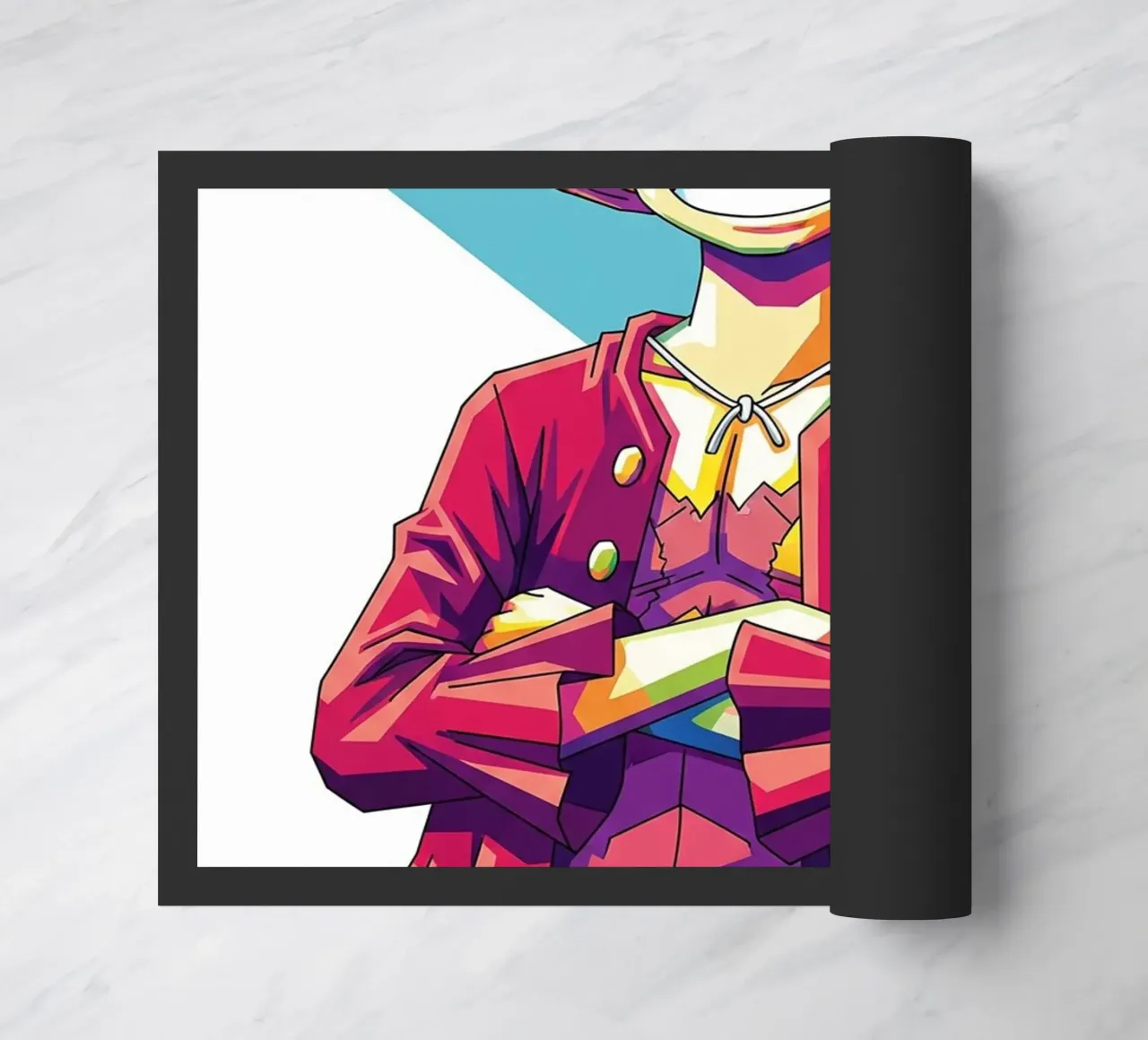 One Piece - Monkey D Luffy art (12) doormat by Hantamrata