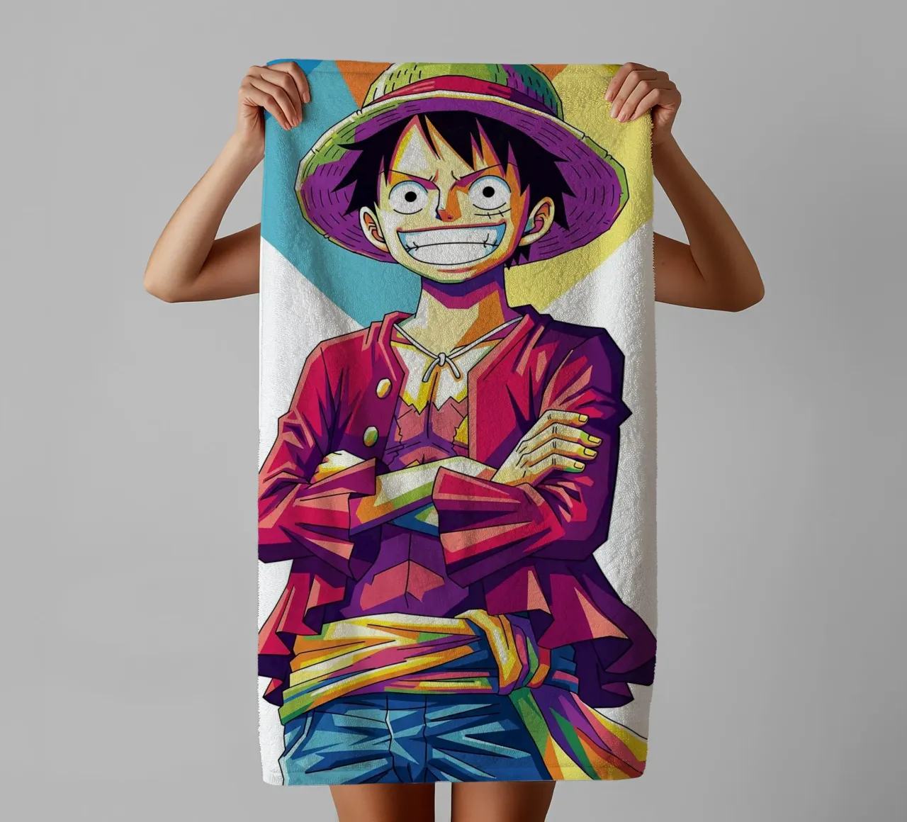 One Piece - Monkey D Luffy art (12) towel by Hantamrata