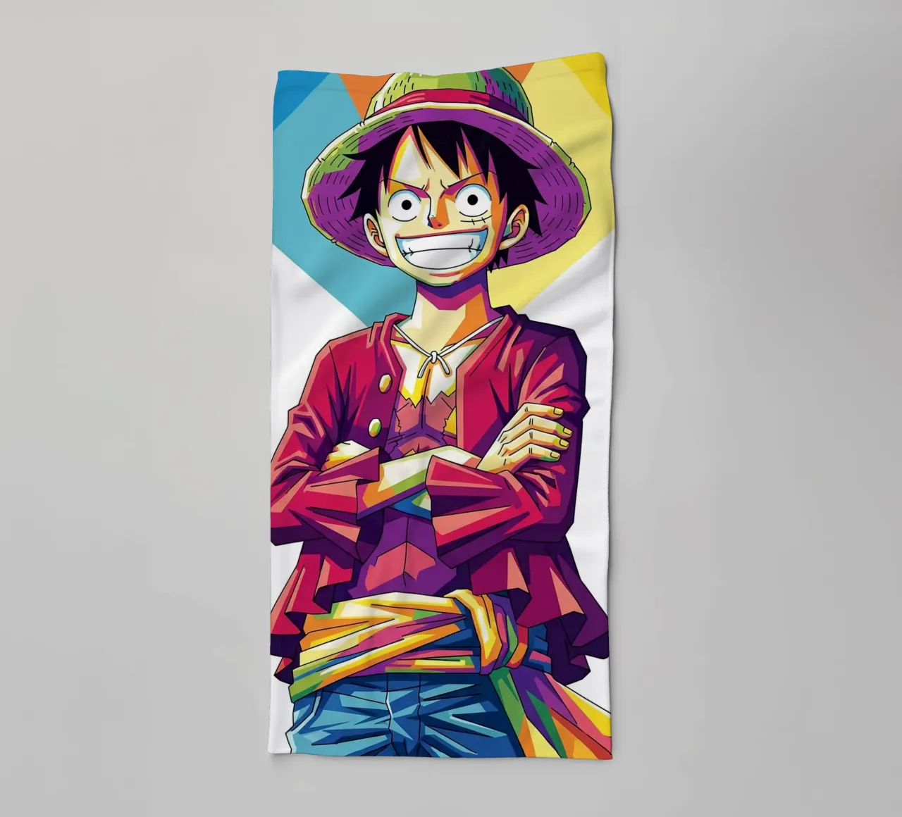 One Piece - Monkey D Luffy art (12) towel by Hantamrata