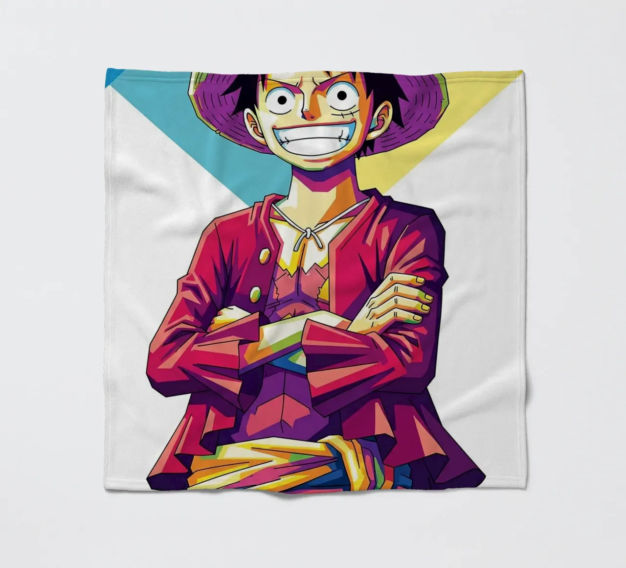One Piece - Monkey D Luffy art (12) coperta in pile da Hantamrata