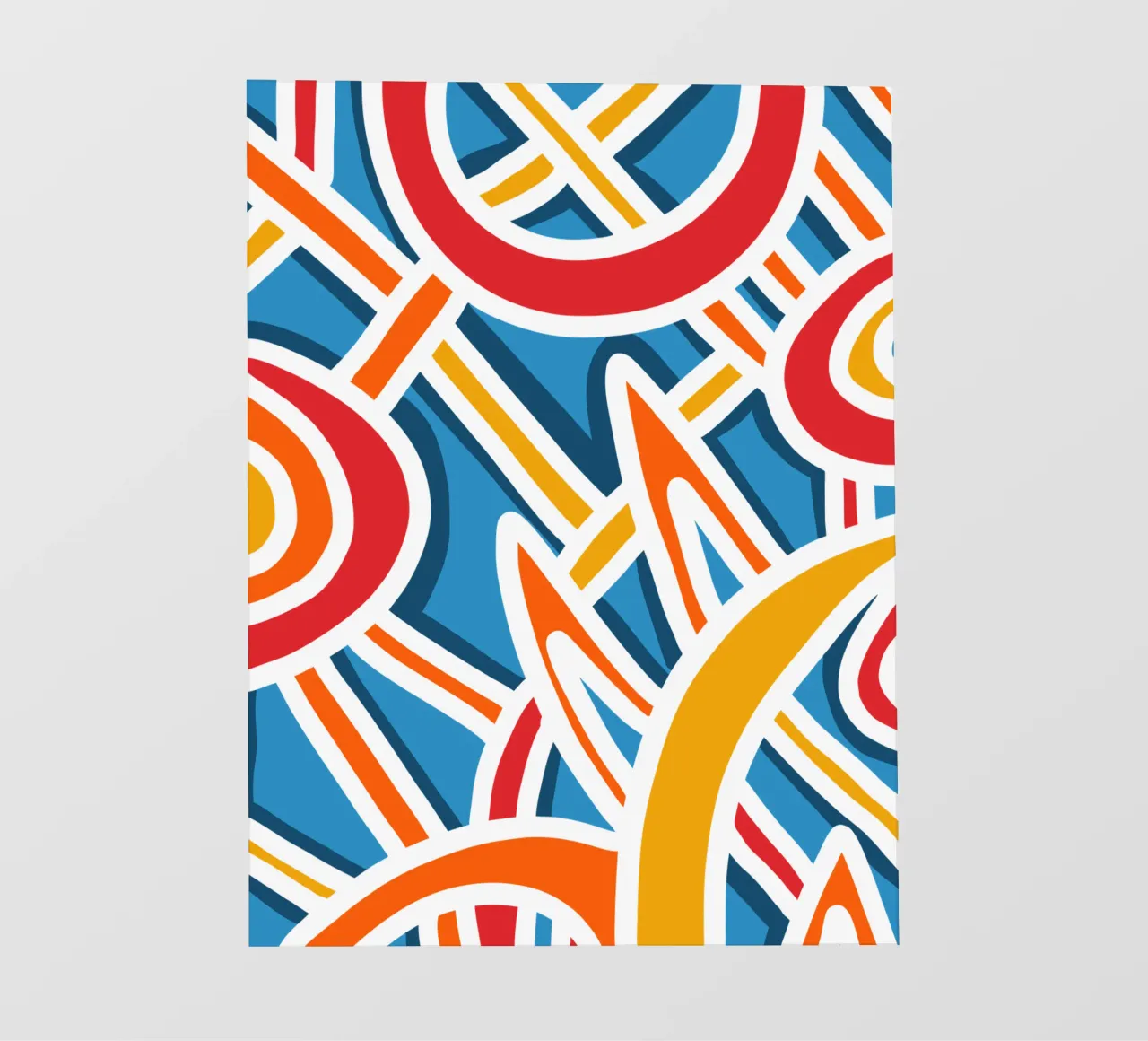 Happy Abstract Coloured Stripes Full of Life photo wallpaper by Abstract and Patterns