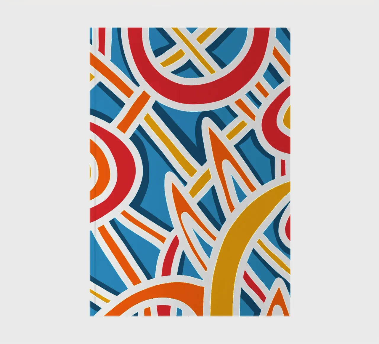 Felice strisce colorate astratte piene di vita diario da Abstract and Patterns