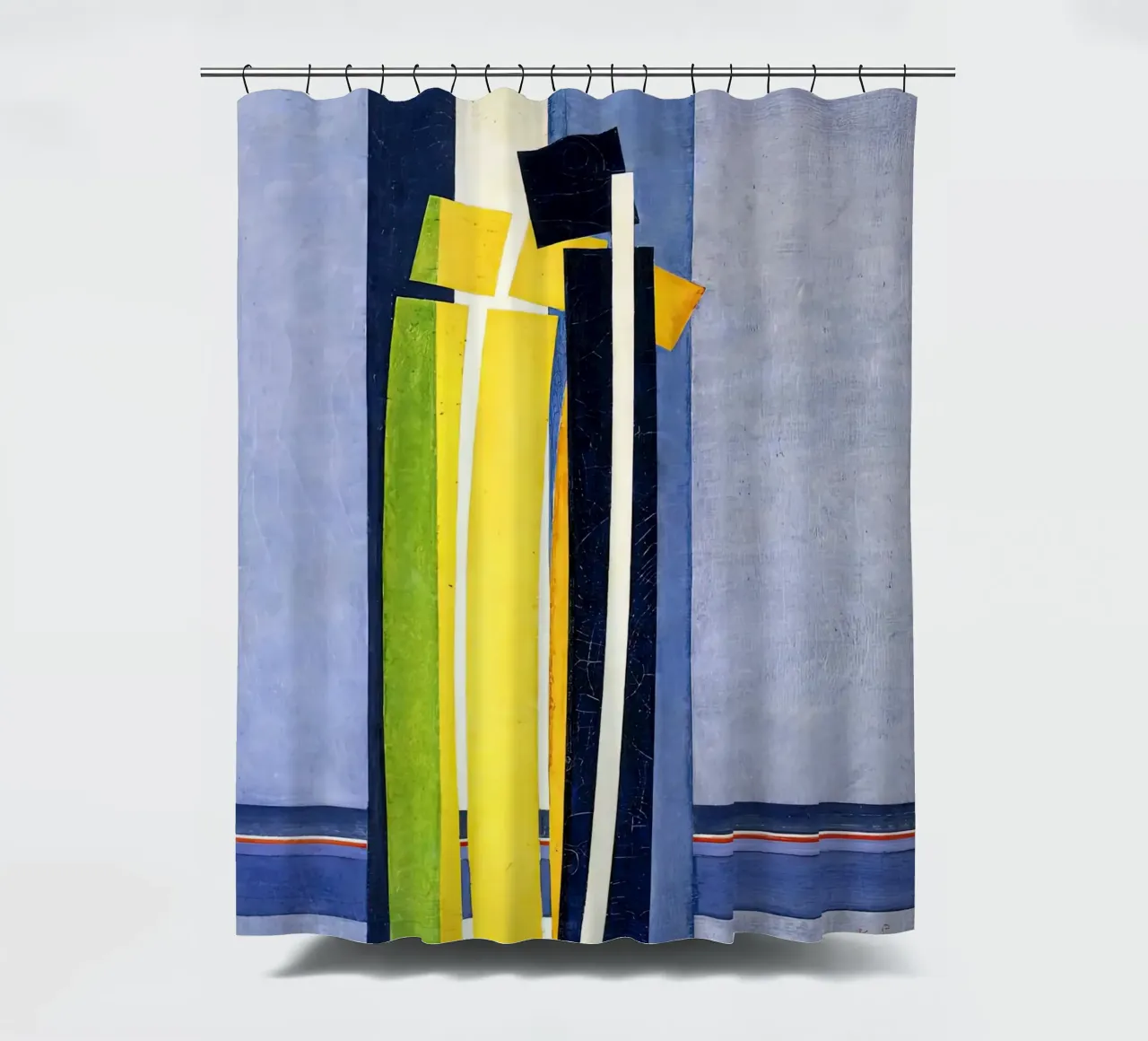 Curved plans, 1926-1930 shower curtain by martina