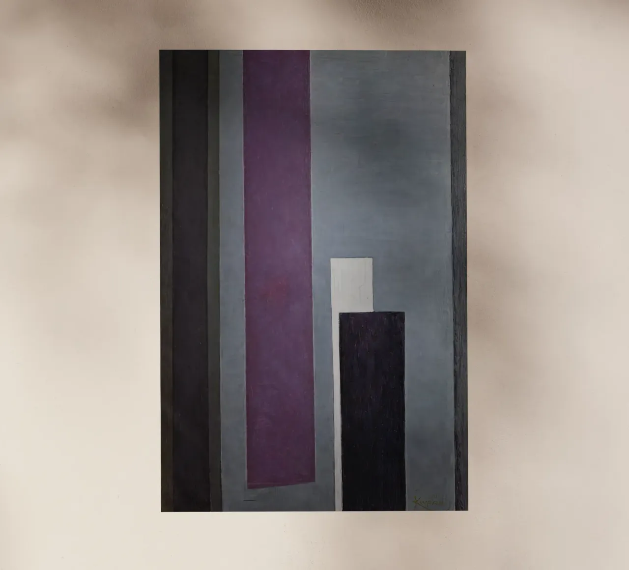 Plans Verticaux III, 1912-1913 backlit film by martina