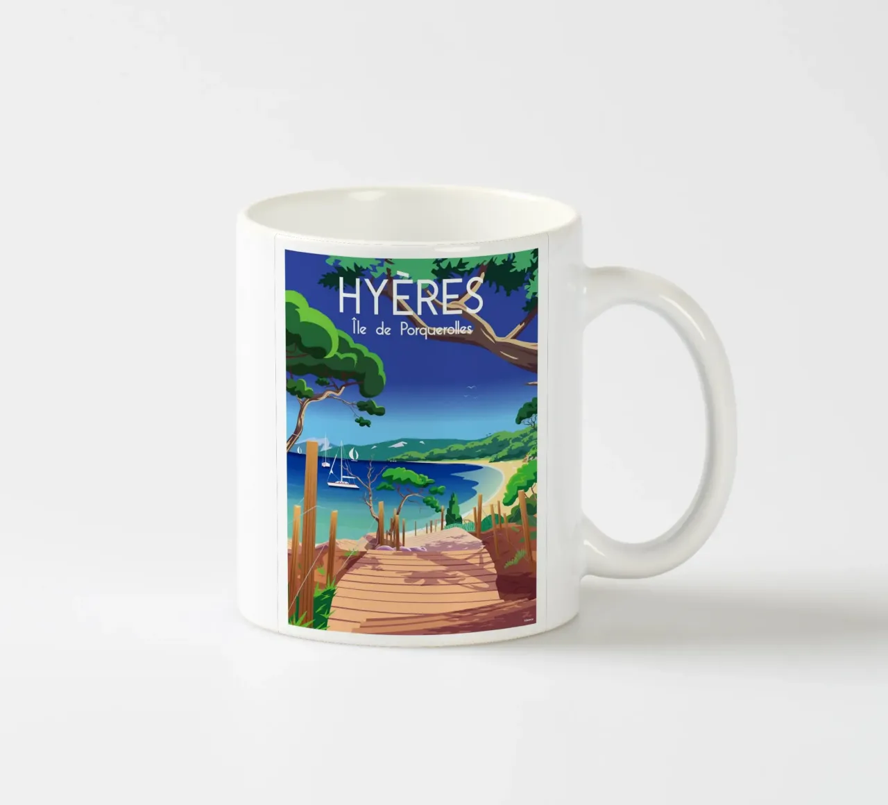 Isola di Hyères Porquerolles tazza in ceramica da Raphaël Delerue
