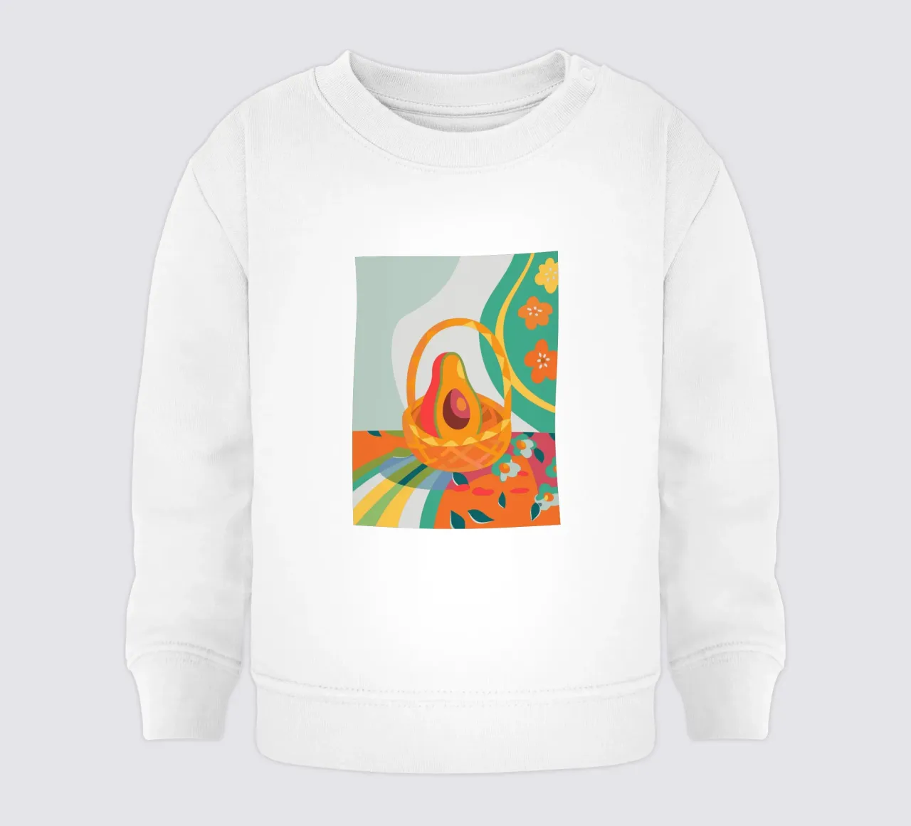 Avocado in un cestino felpa neonato da HAPPY SHOP
