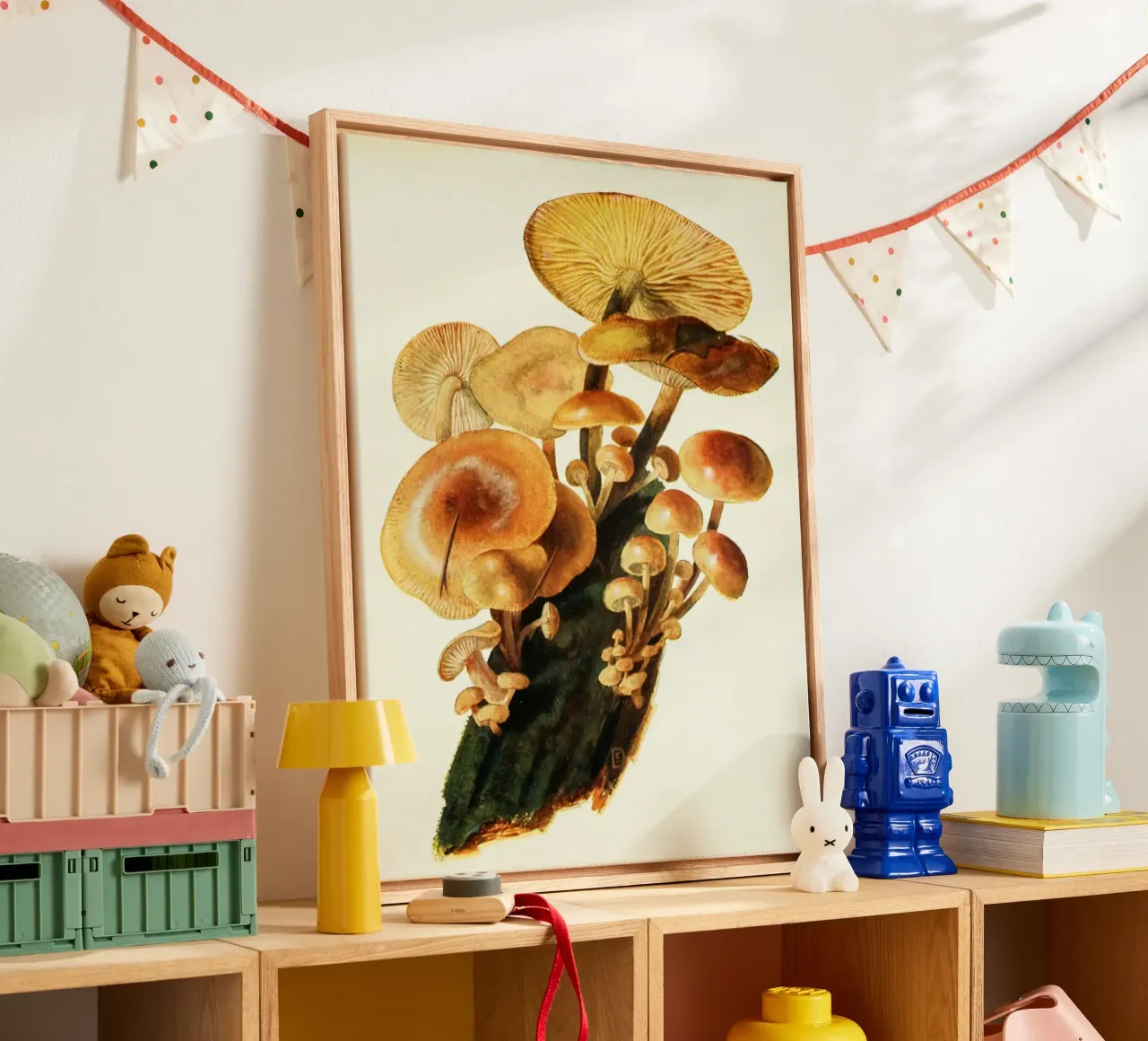 Lecter #2 tela con Cornice a cassetta da vintagebotanics