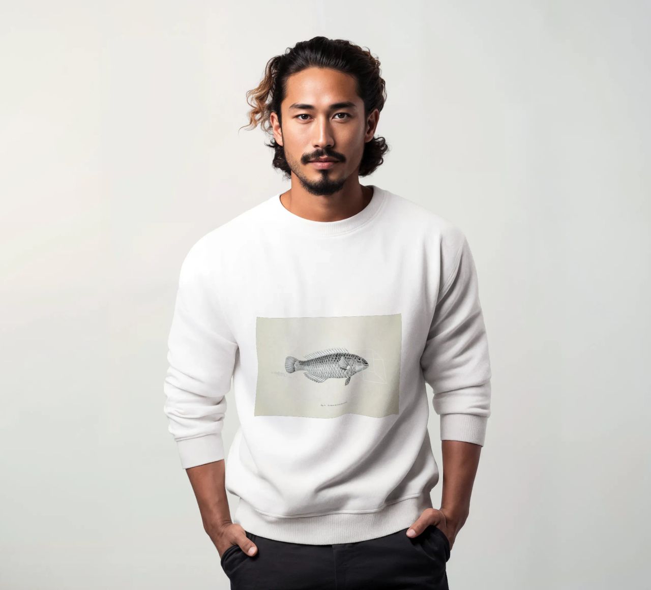 Fish#2 felpa da Matteo Morelli