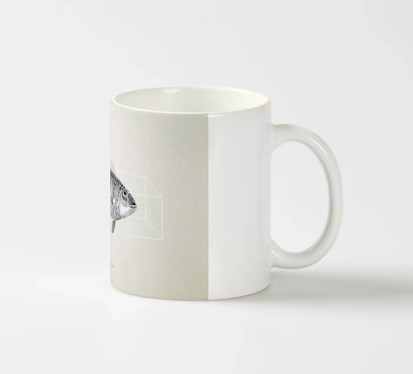 Fish#2 ceramic mug by Matteo Morelli