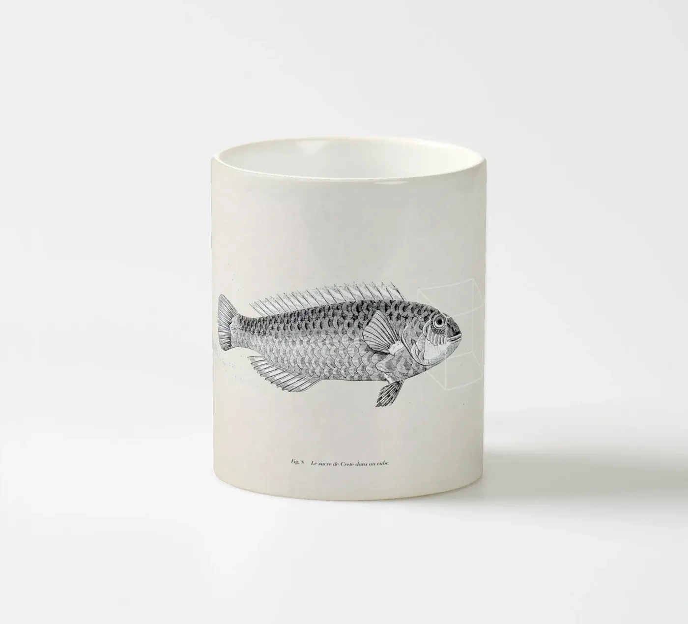 Fish#2 ceramic mug by Matteo Morelli