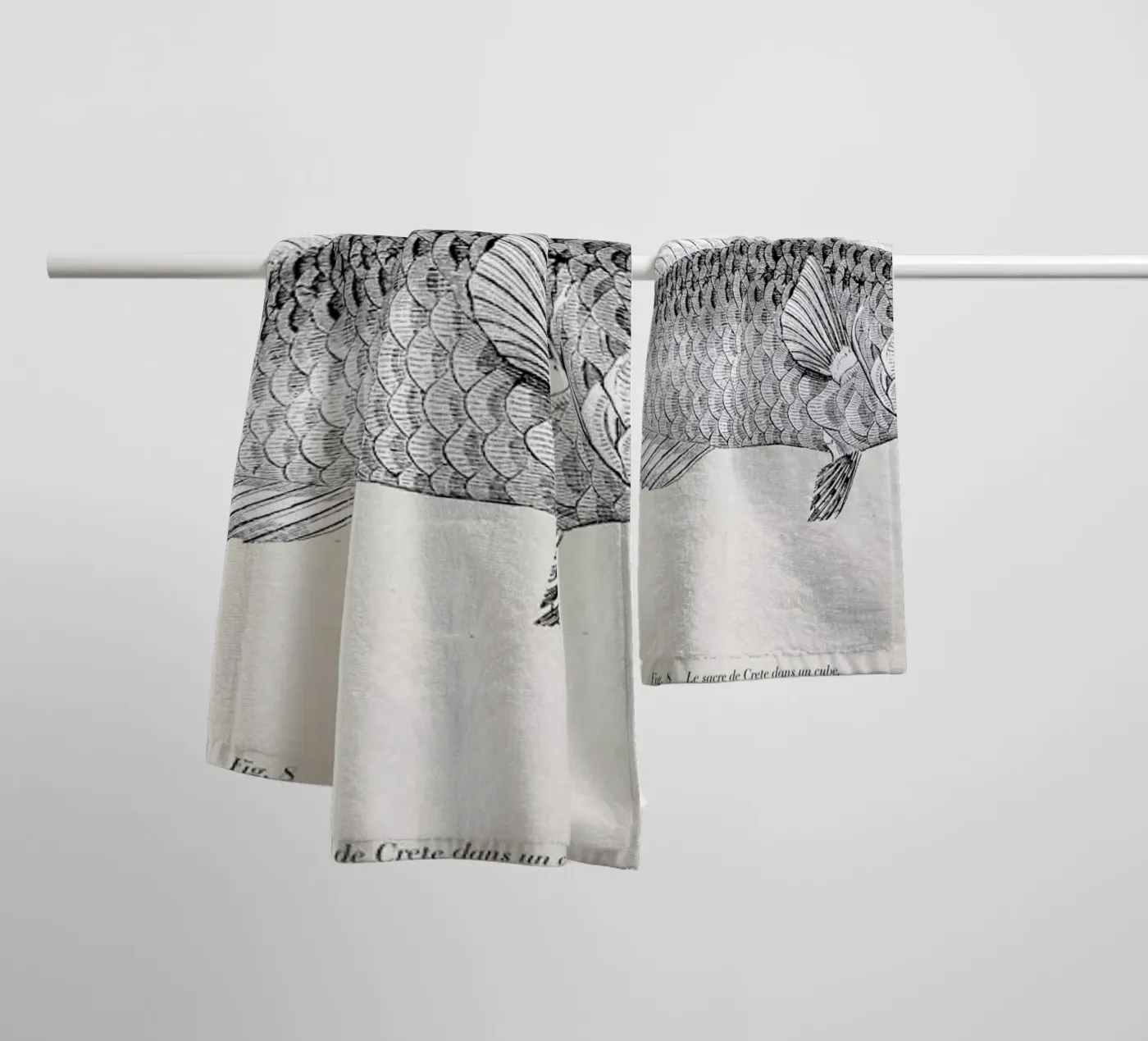 Fish#2 towel by Matteo Morelli