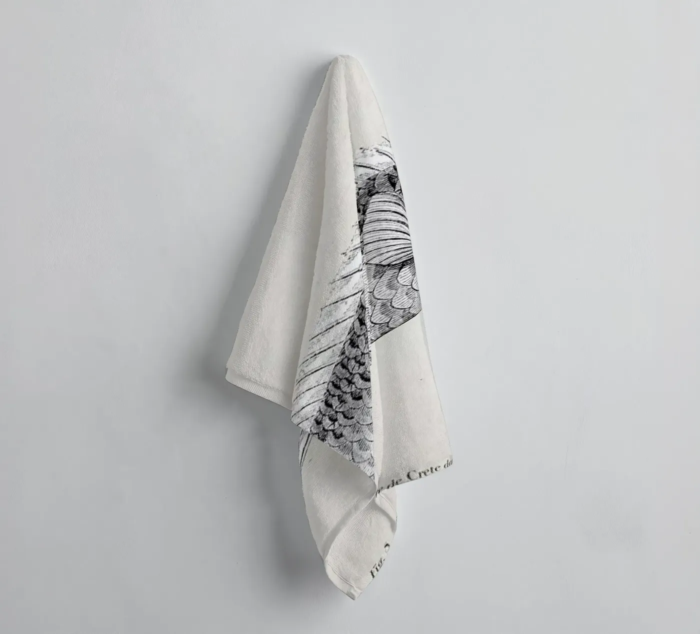 Fish#2 towel by Matteo Morelli