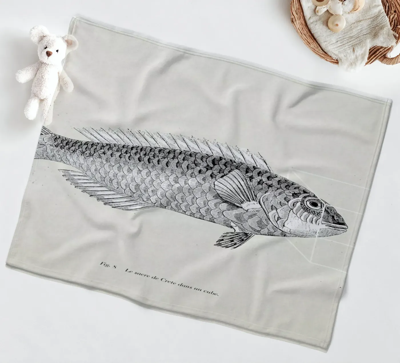 Fish#2 Fleecedecke von Matteo Morelli