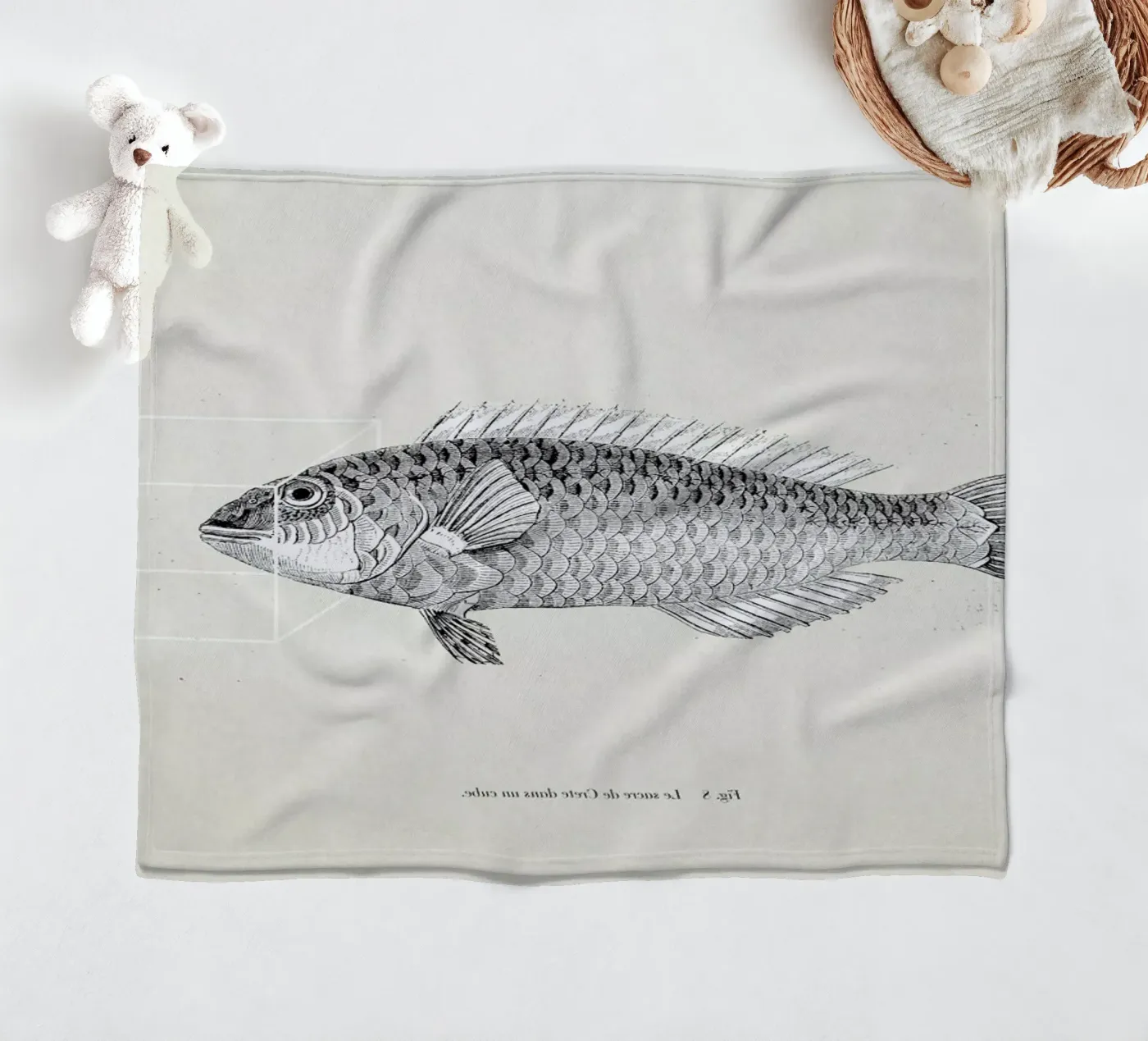 Fish#2 Fleecedecke von Matteo Morelli