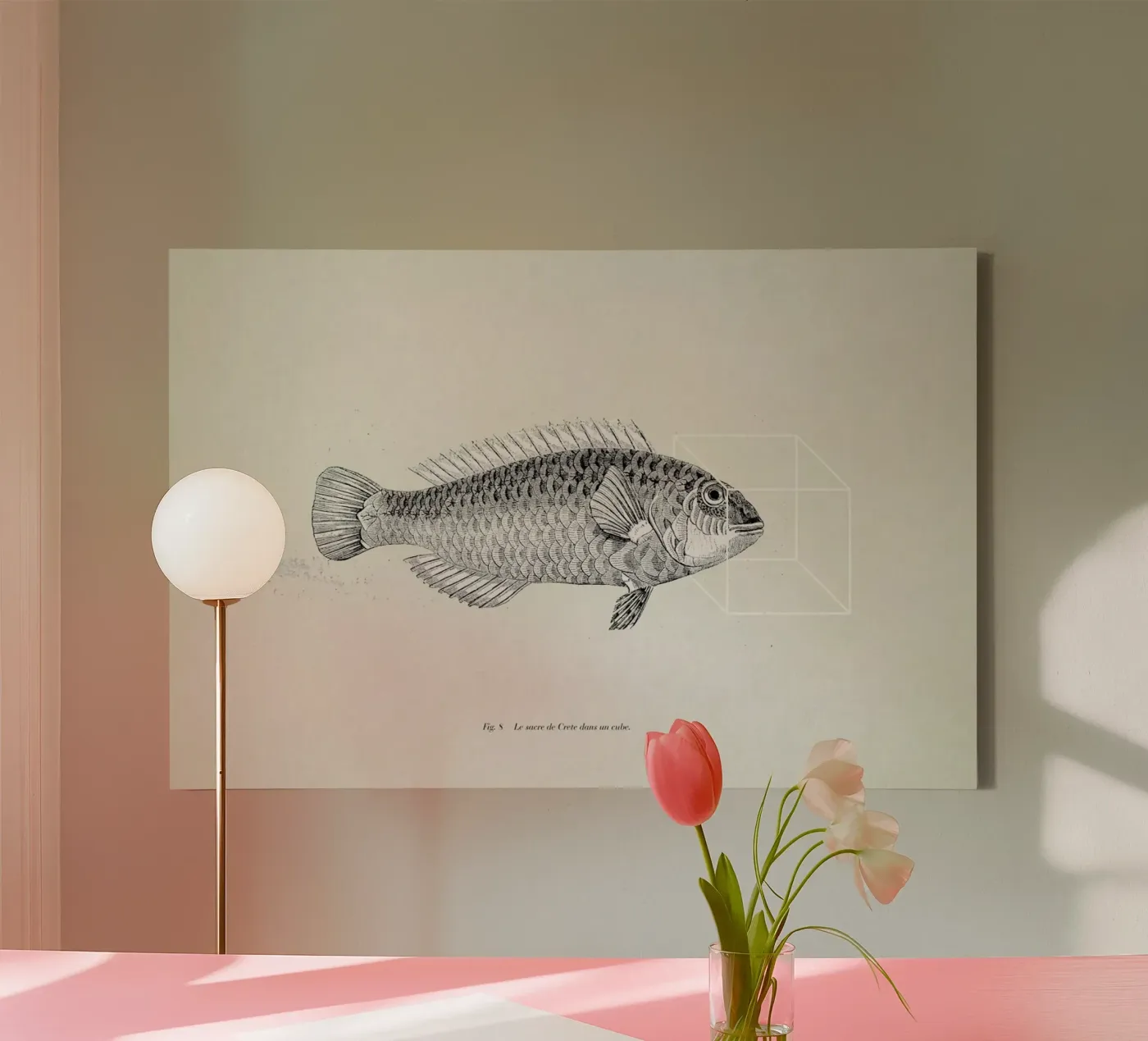 Fish#2 canvas van Matteo Morelli