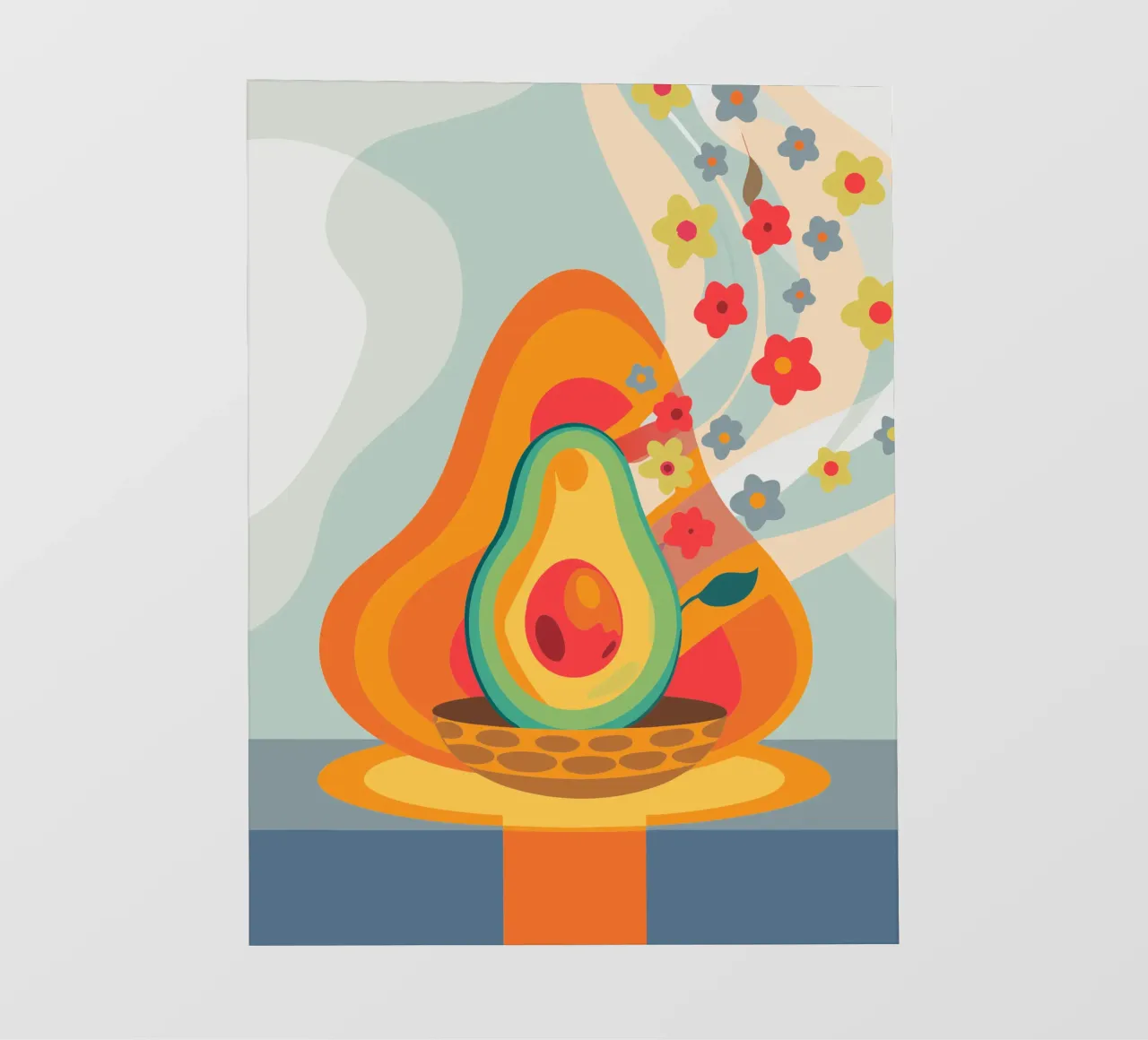 Avocado Frutta pellicola backlit da HAPPY SHOP