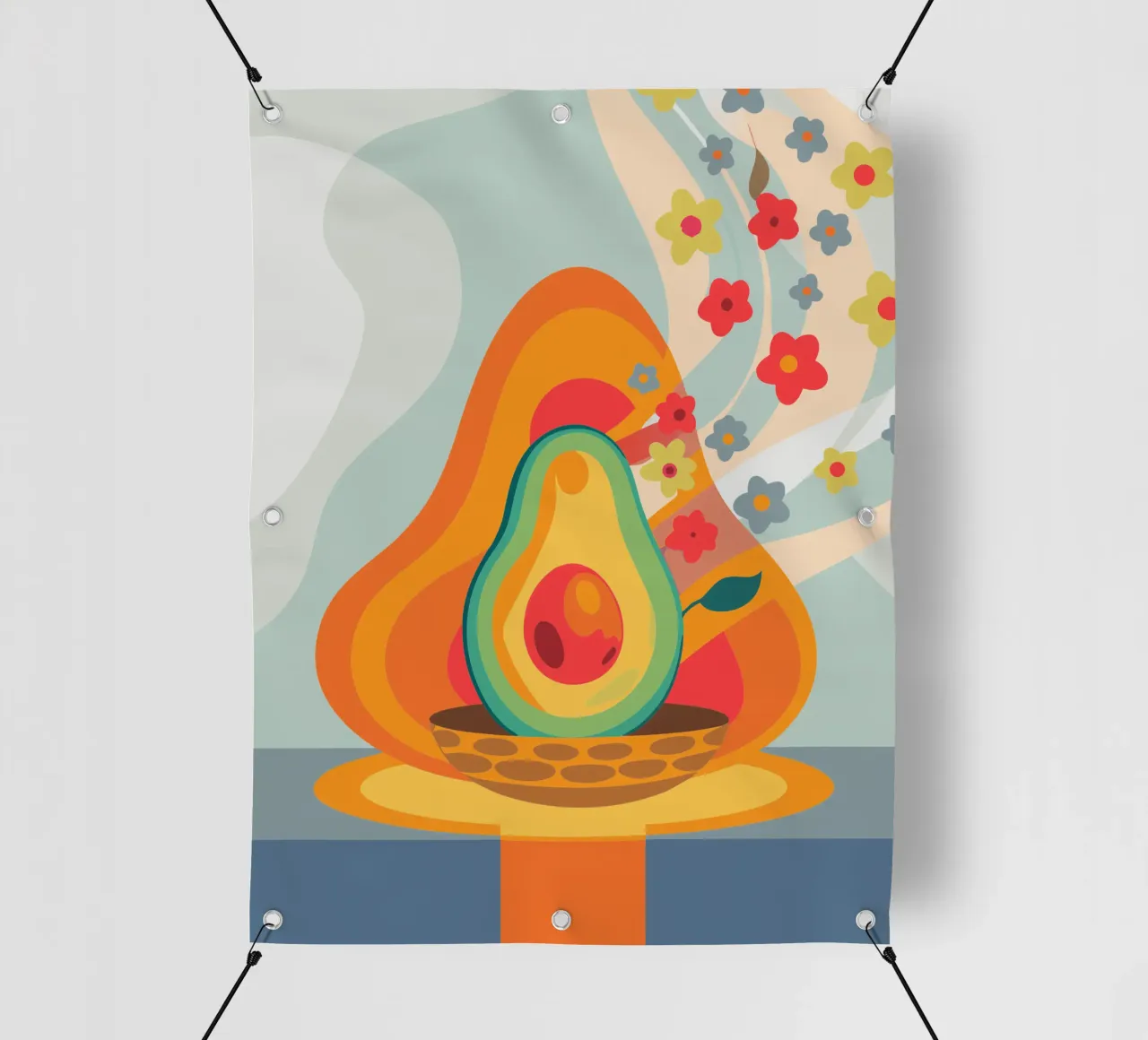 Avocado Frutta telo in pvc da HAPPY SHOP