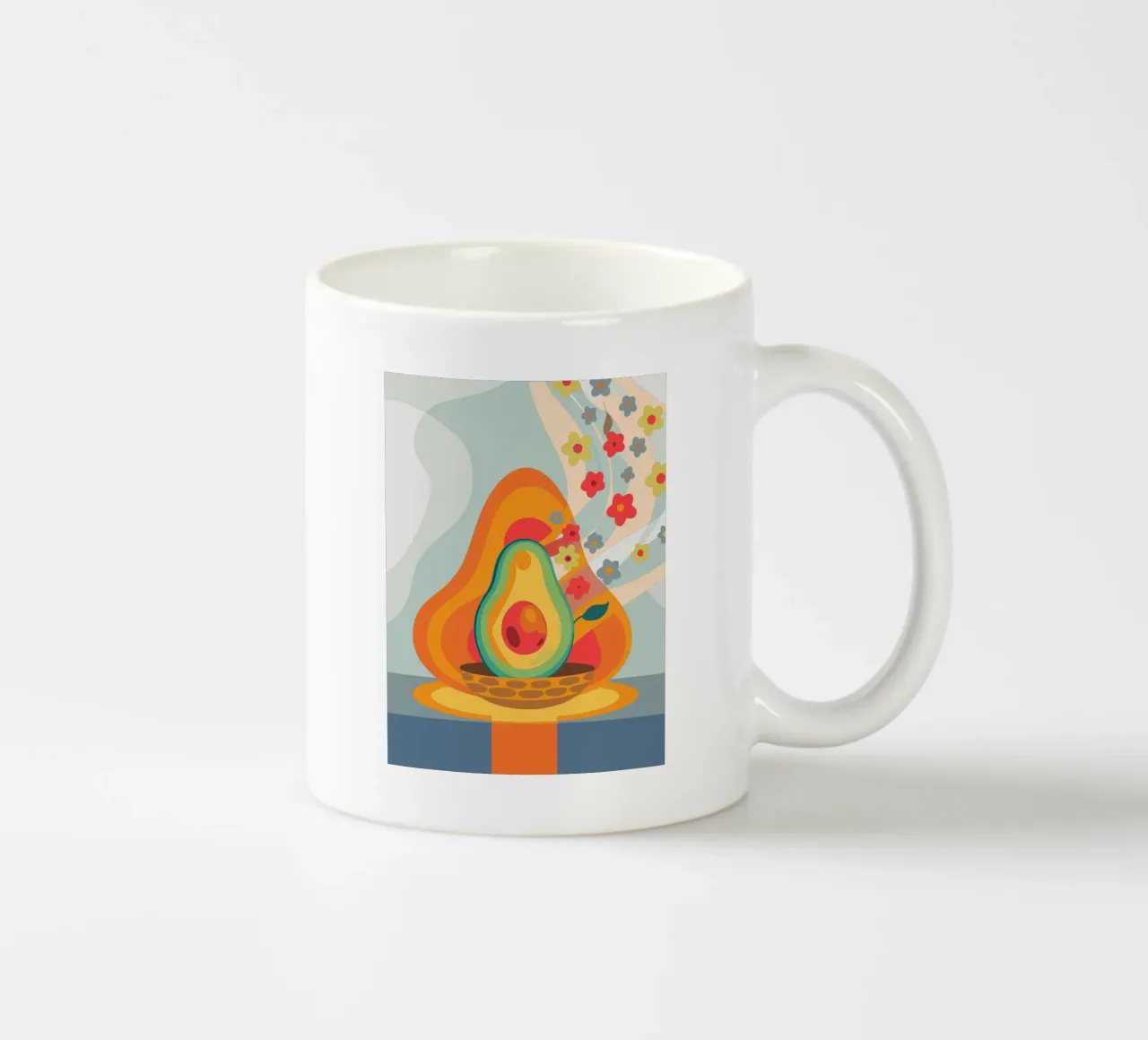Avocado Frutta tazza in ceramica da HAPPY SHOP