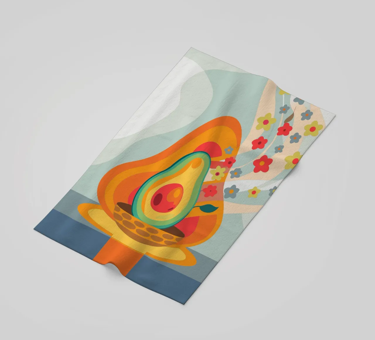 Avocado Frutta telo mare da HAPPY SHOP
