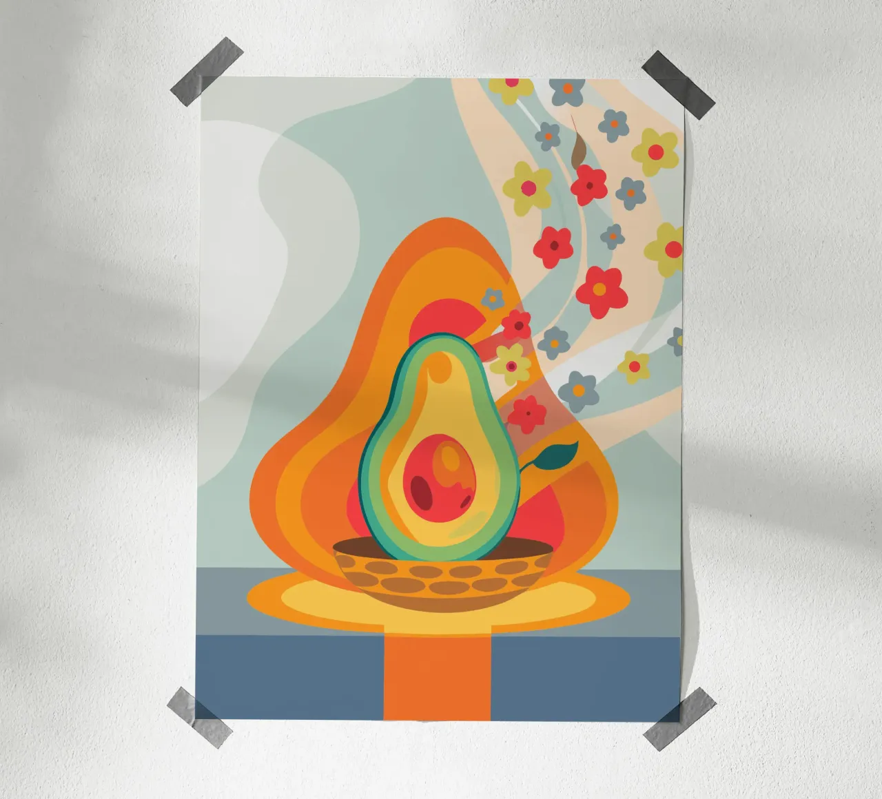 Avocado Frutta poster da HAPPY SHOP