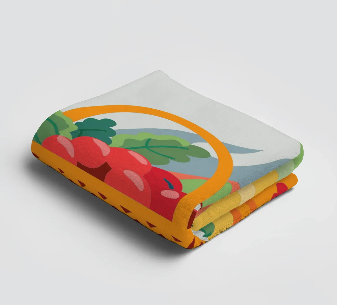 Appel badhanddoek van HAPPY SHOP