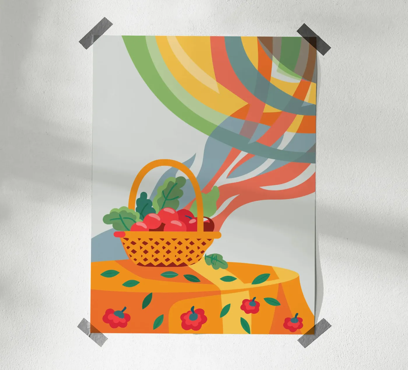 Apfel Poster von HAPPY SHOP