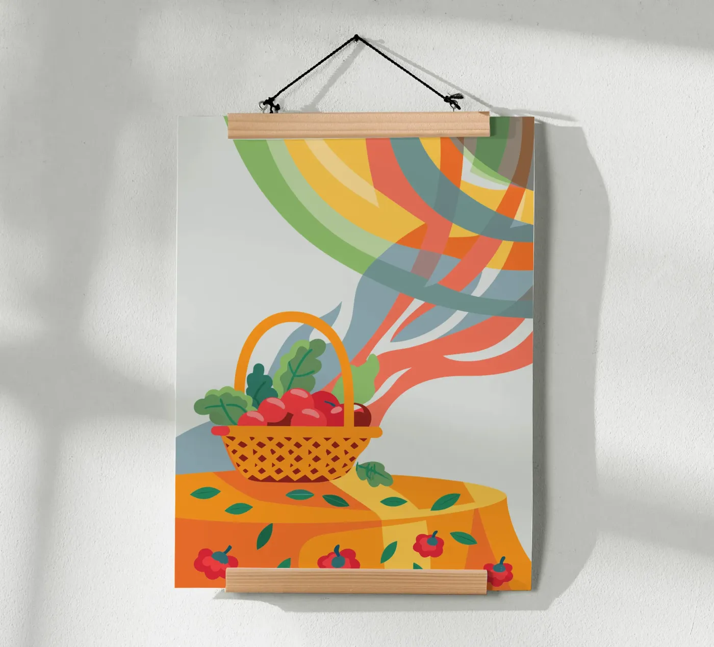 Apfel Poster von HAPPY SHOP