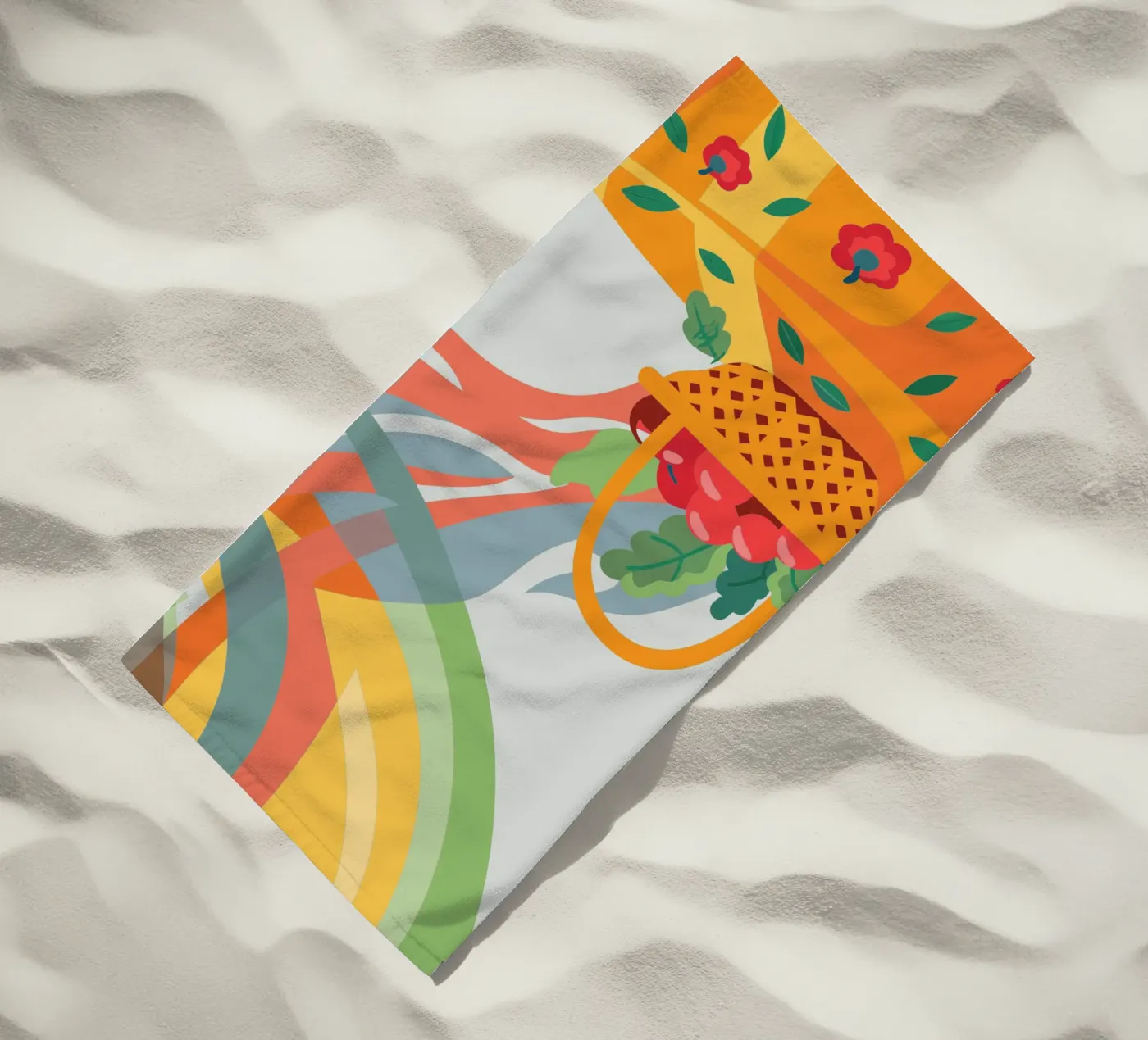 Apfel Strandtuch von HAPPY SHOP