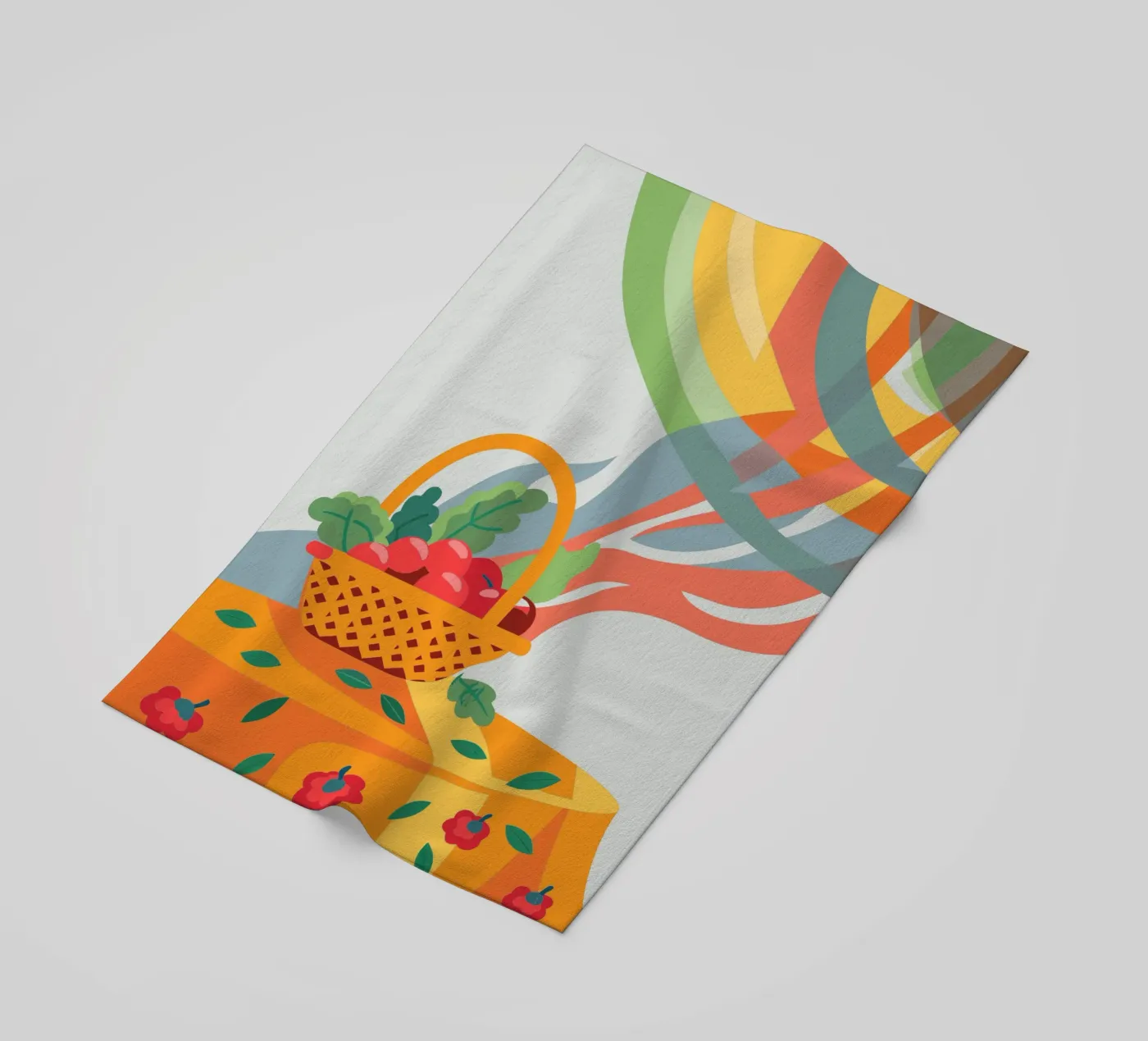 Apfel Strandtuch von HAPPY SHOP