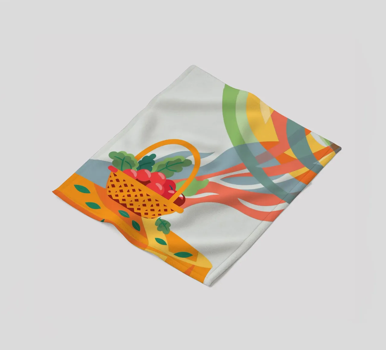 Apfel Fleecedecke von HAPPY SHOP