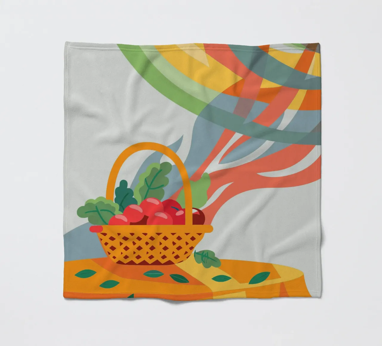 Apfel Fleecedecke von HAPPY SHOP