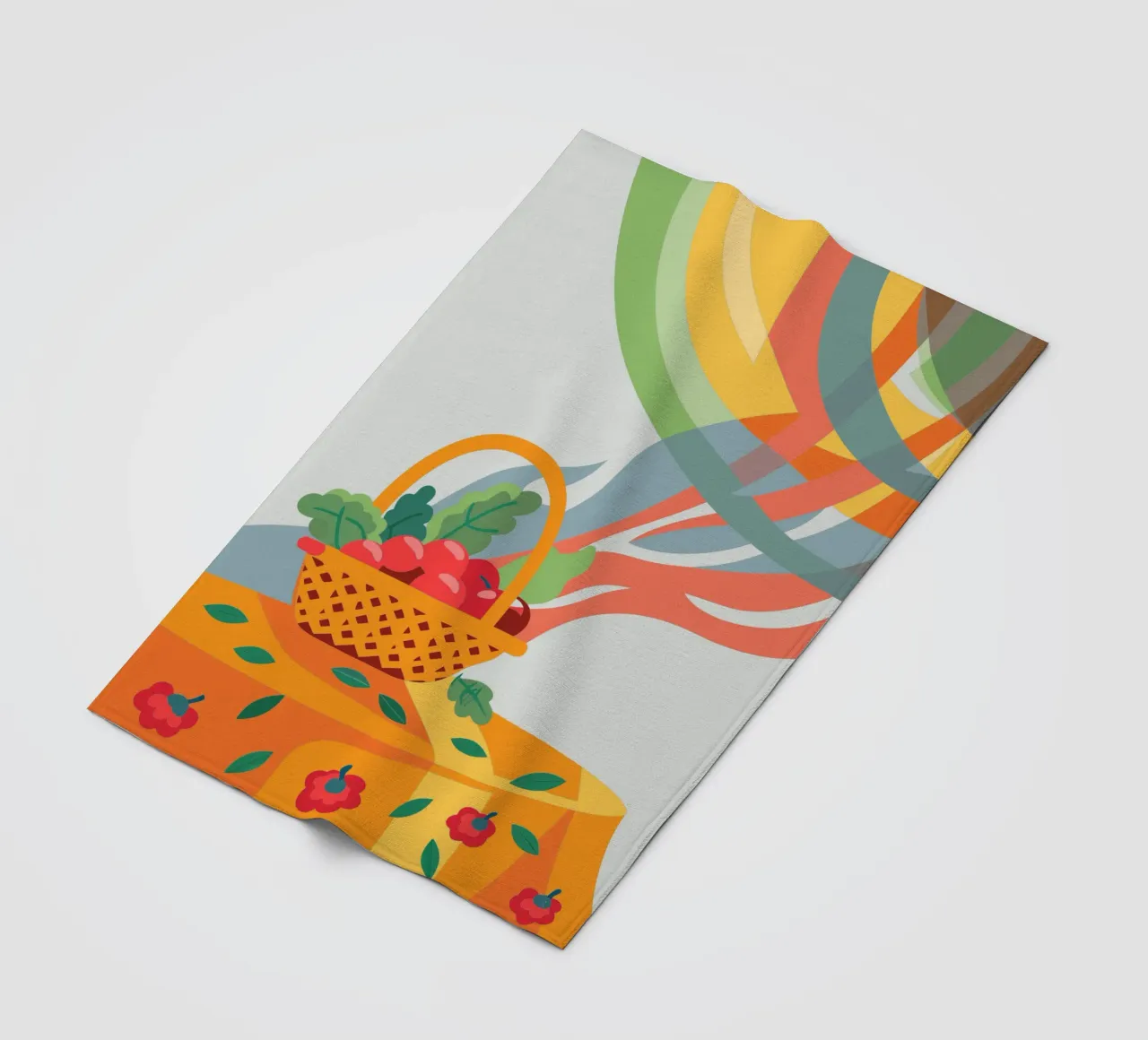 Apfel Fleecedecke von HAPPY SHOP