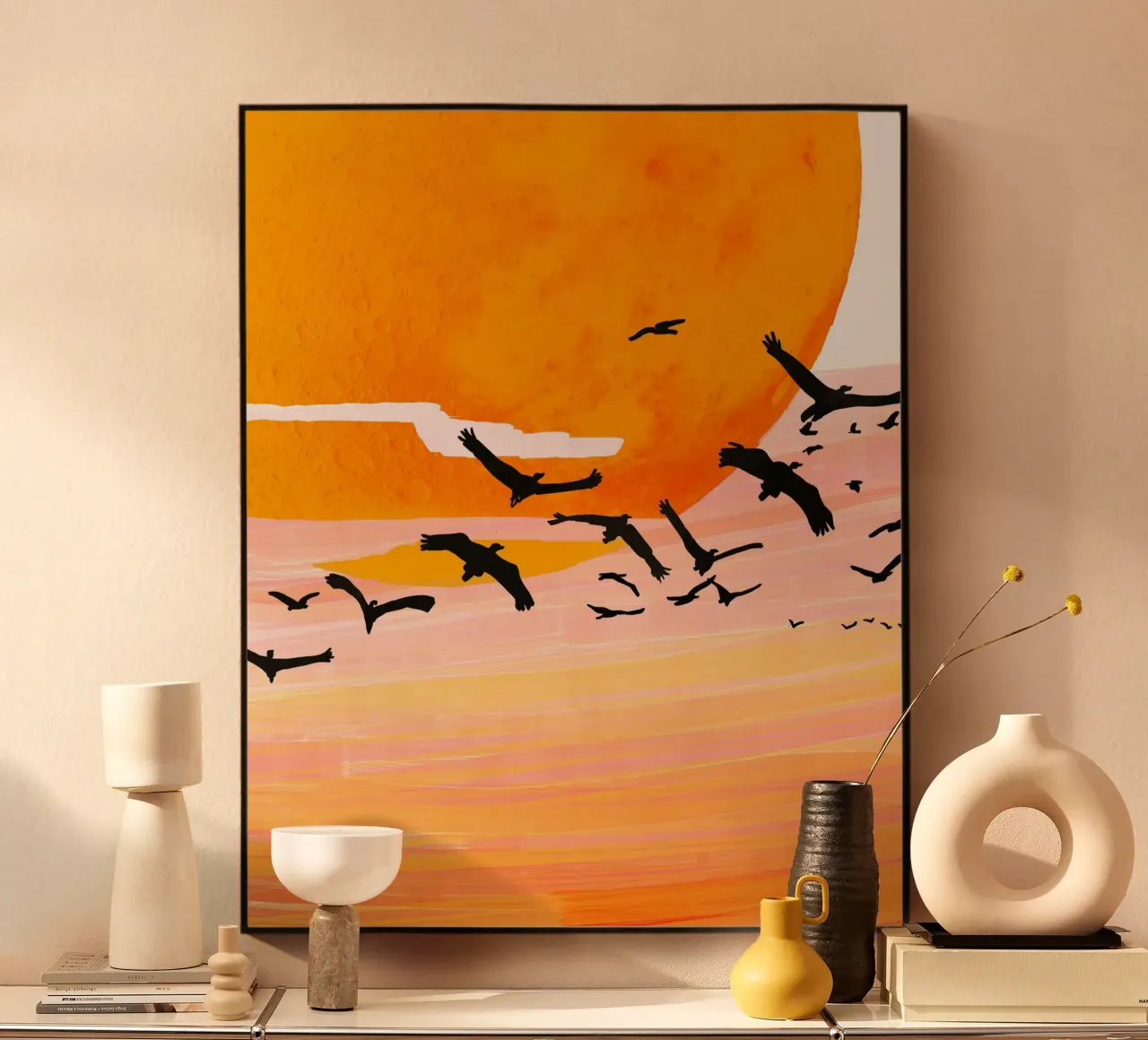 Time Flies acrylic glass by 83oranges