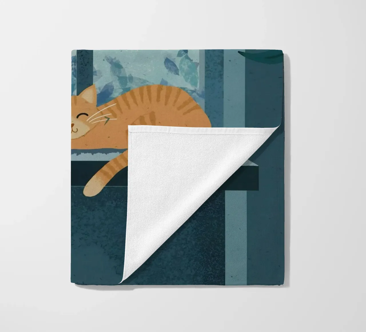 Cat on Window telo mare da cafelab