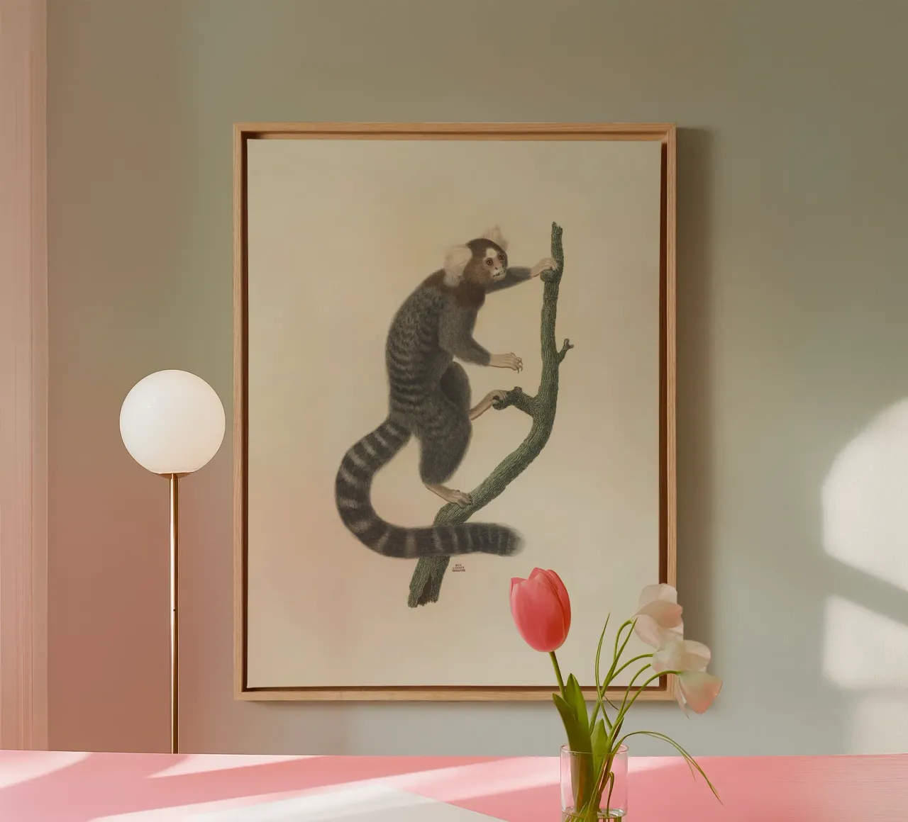 Four Legged Freak #3 tela con Cornice a cassetta da vintagebotanics