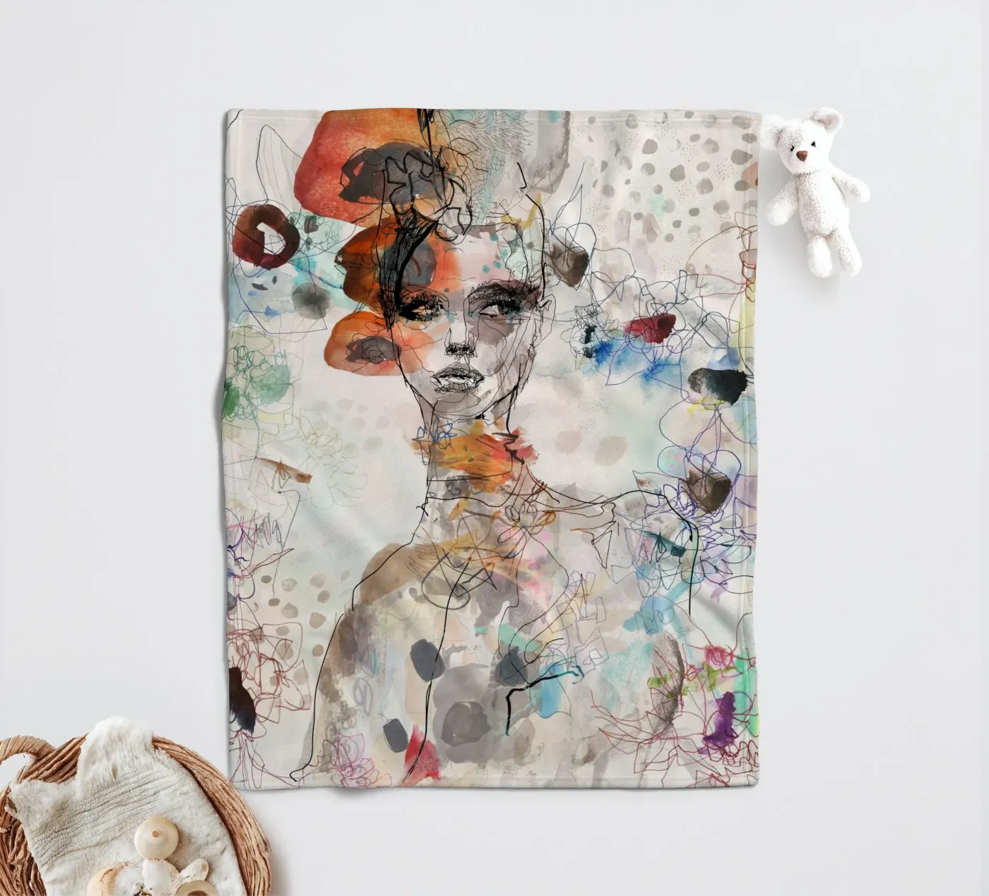 chromatics coperta in pile da Giulio Iurissevich