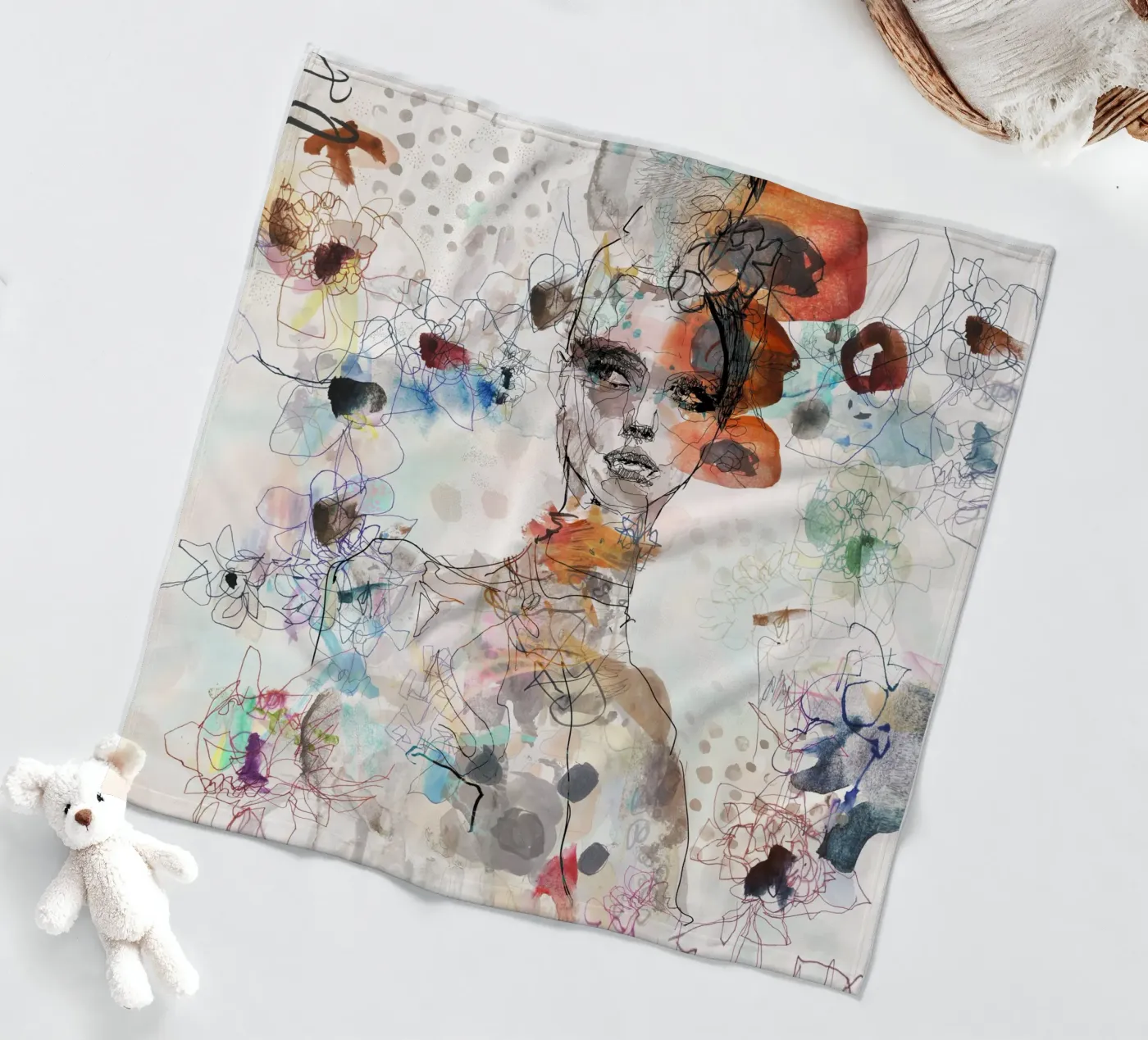 chromatics coperta in pile da Giulio Iurissevich