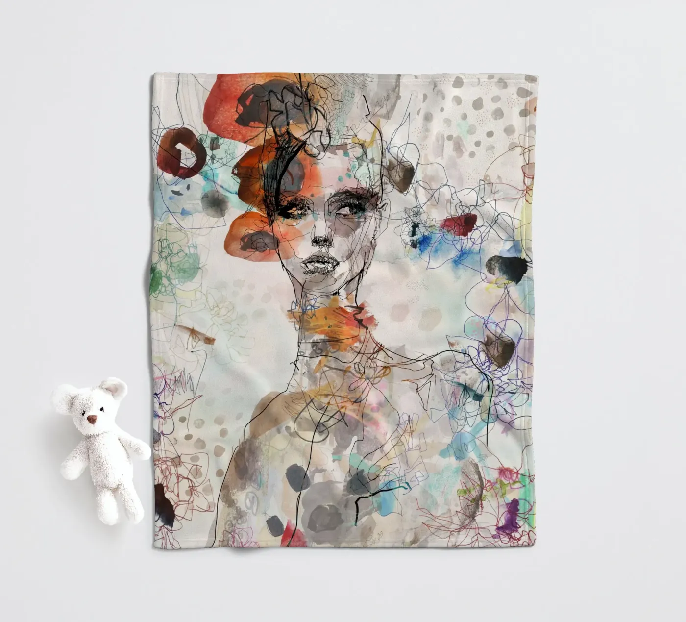 chromatics coperta in pile da Giulio Iurissevich