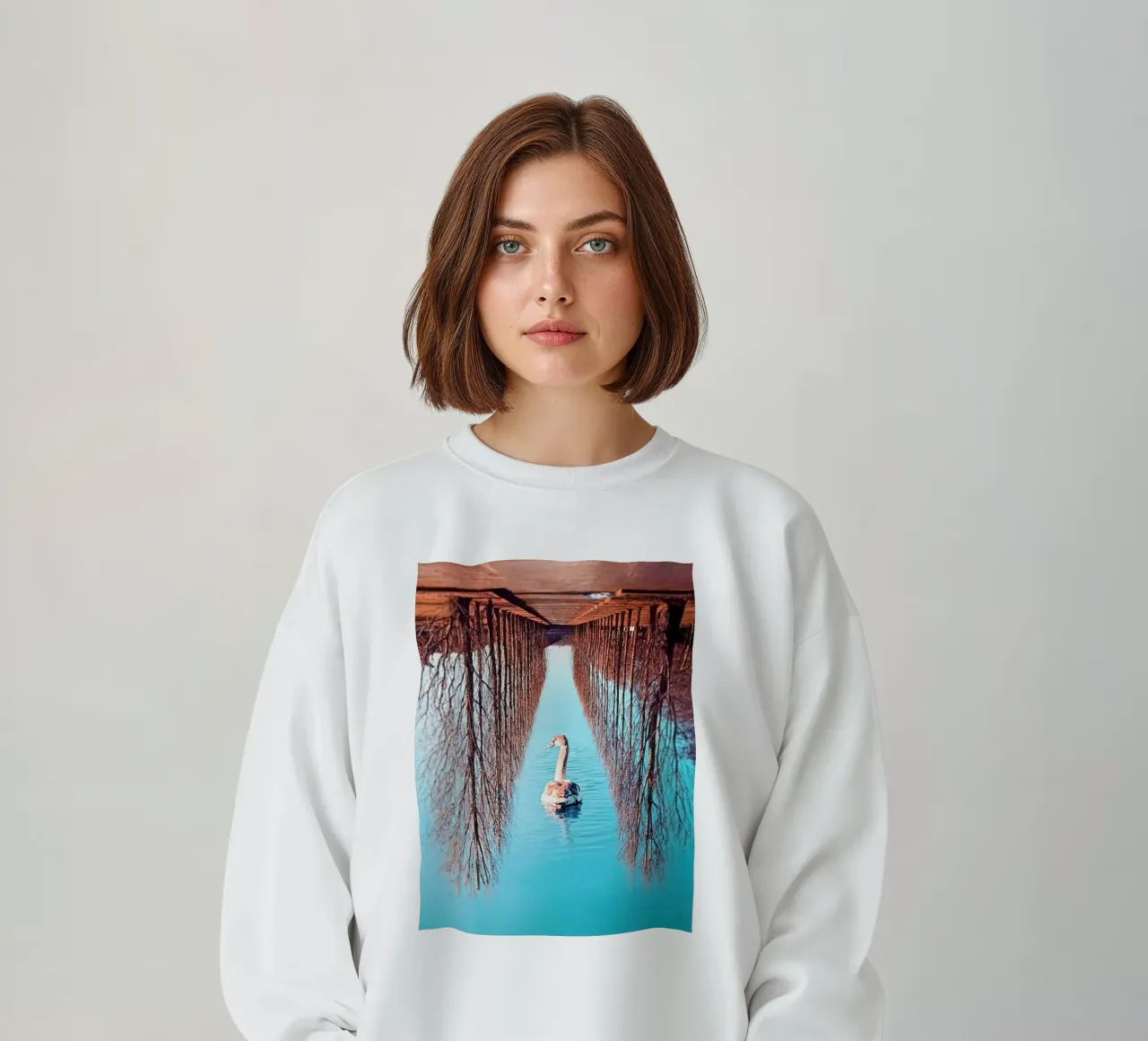 Swanomaly felpa da mofartmonica