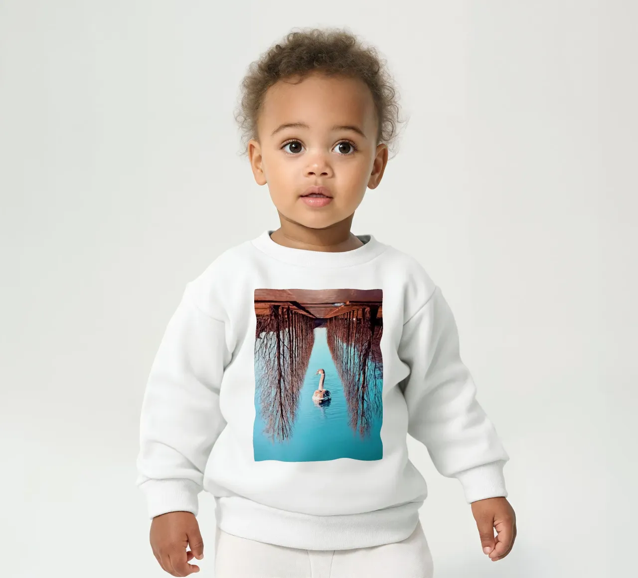 Swanomaly baby sweatshirt van mofartmonica